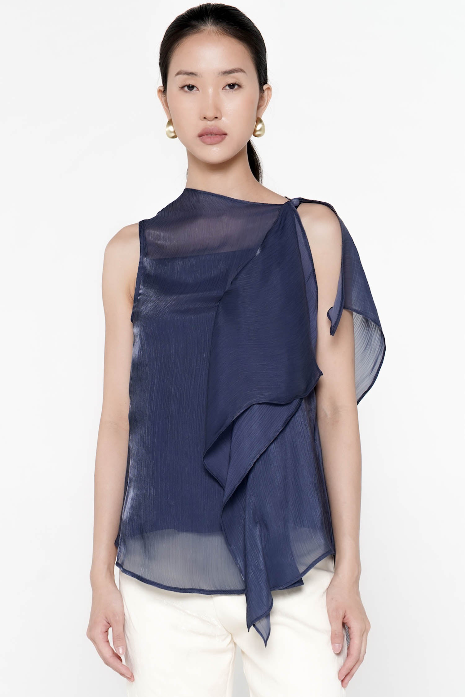 Cassiopeia Two-Piece Top In Navy