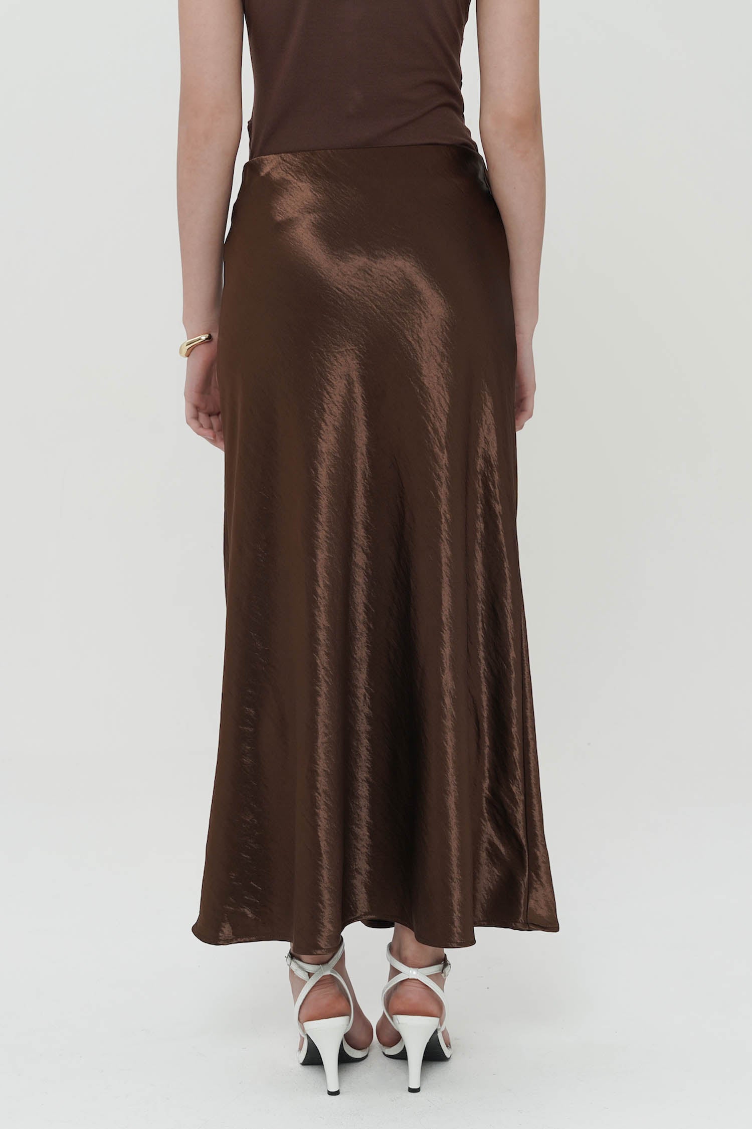 Francie Maxi Skirt In Brown