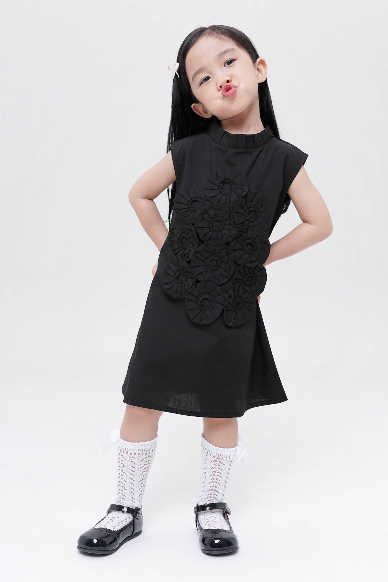 Mini Aami Dress In Black