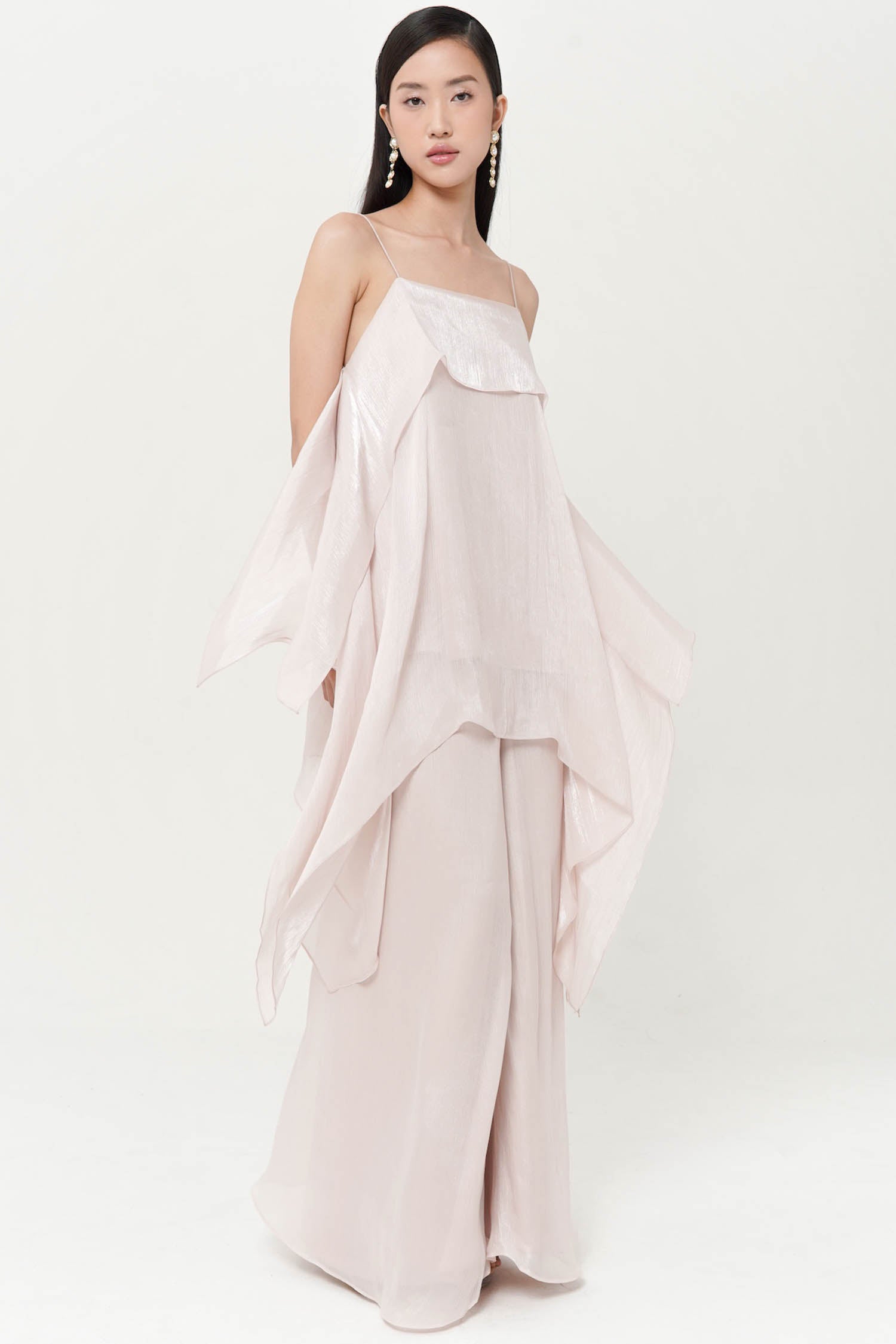 Estella Handkerchief Top In Pink