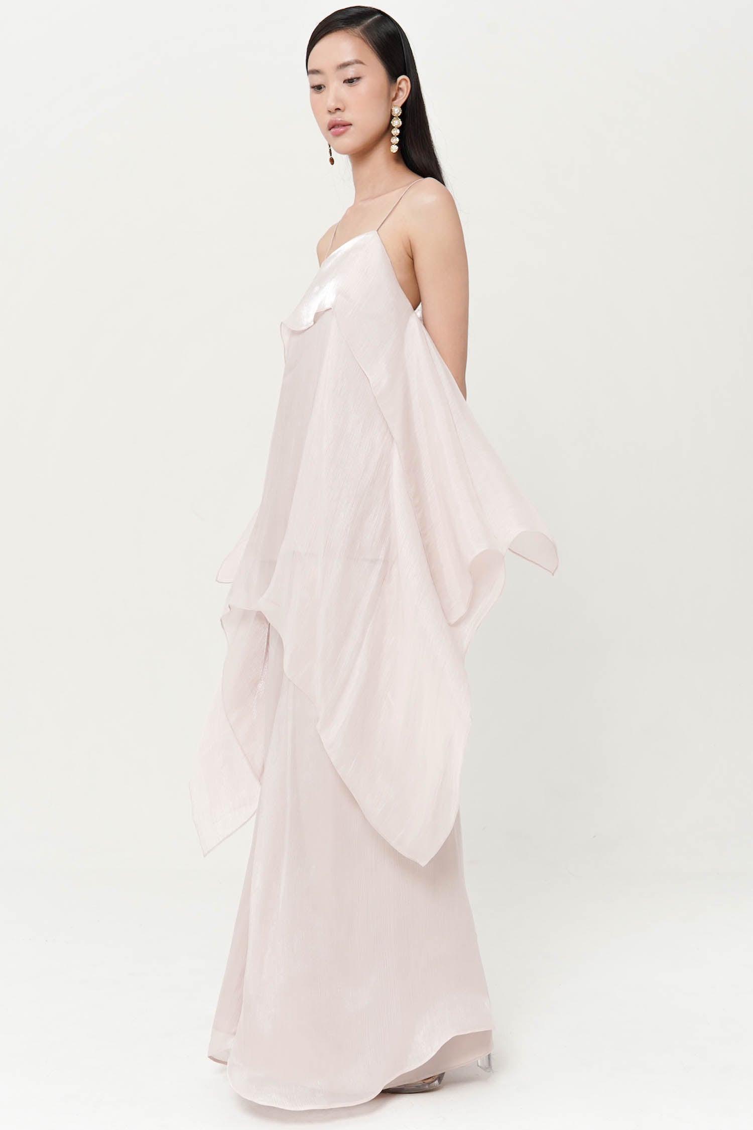 Estella Handkerchief Top In Pink