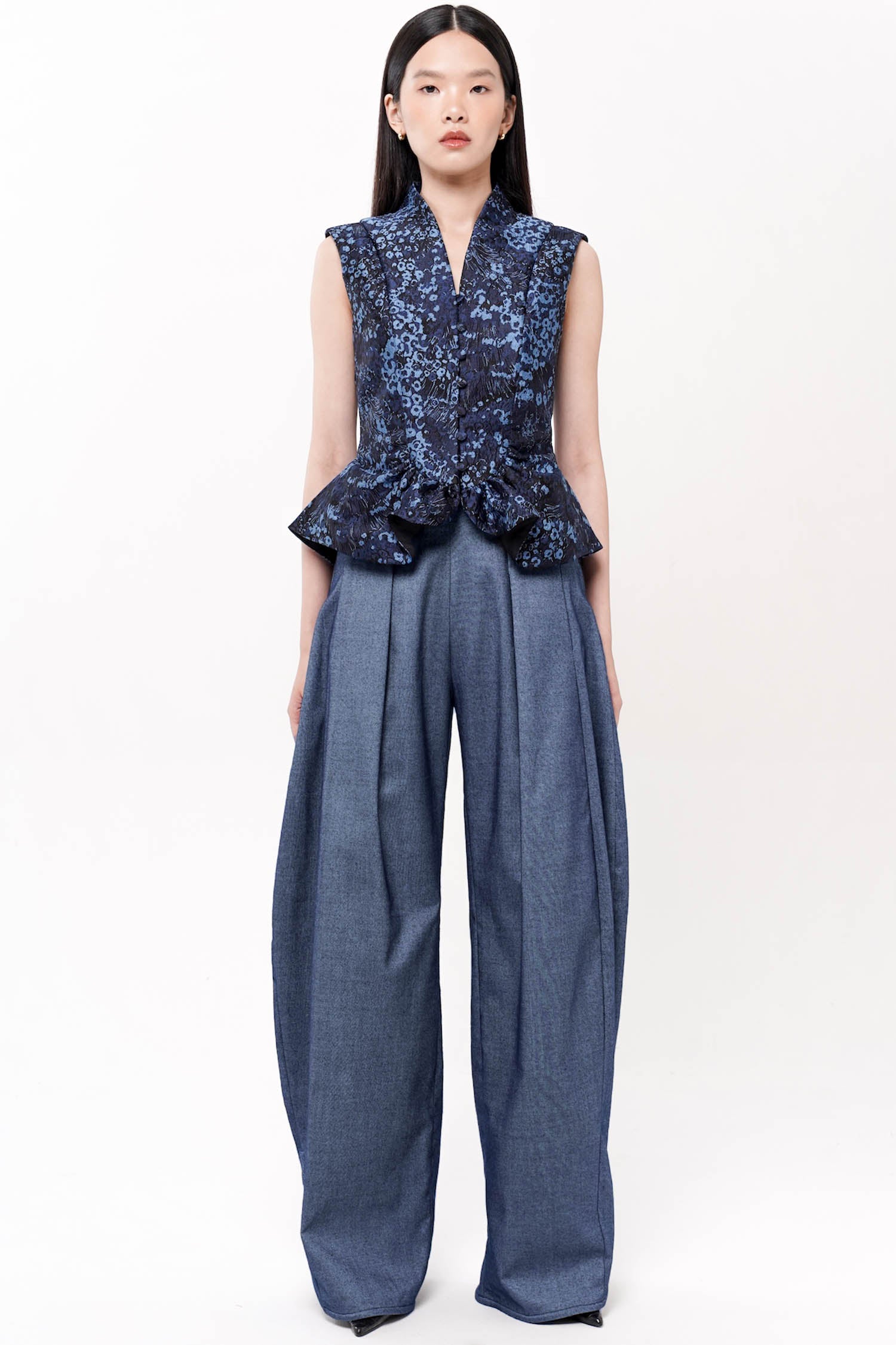 Gracie Pants in Denim Blue Grey