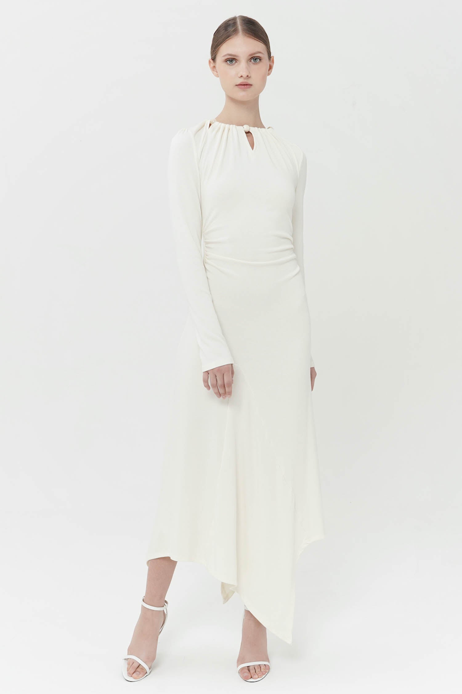 Airen Maxi Dress In Broken White