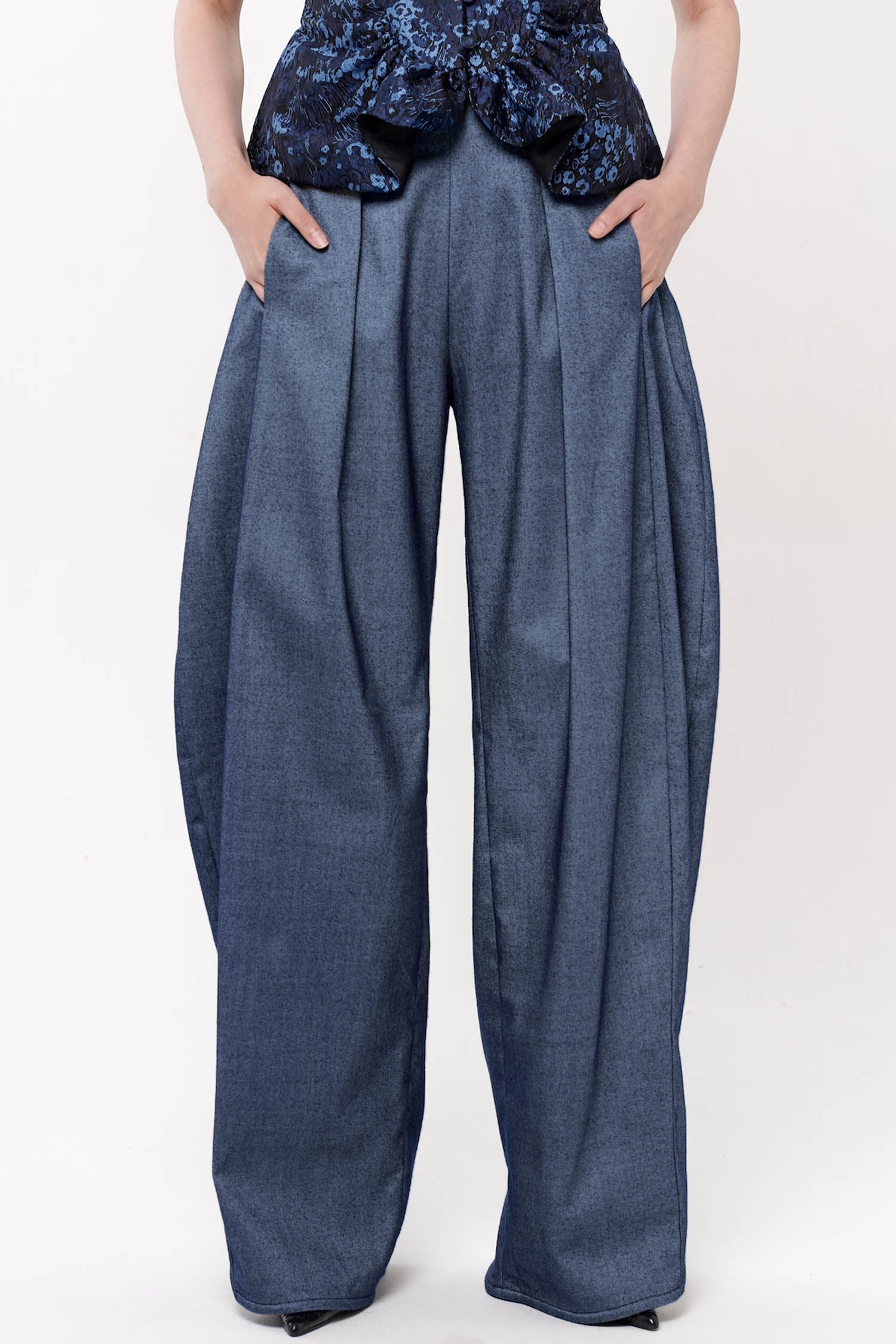 Gracie Pants in Denim Blue Grey