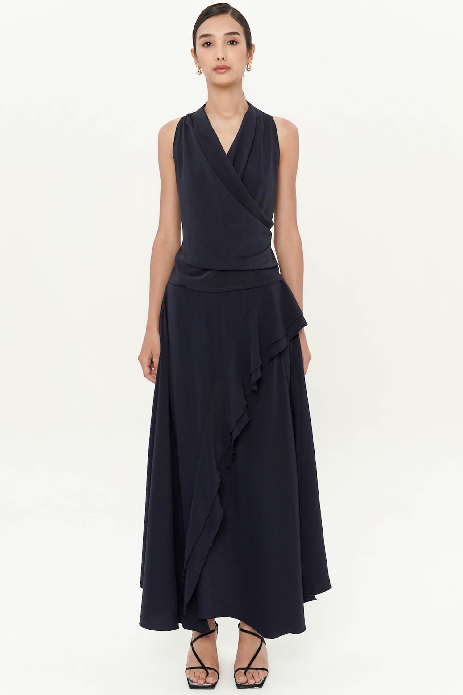 Ribadeo Maxi Skirt In Navy