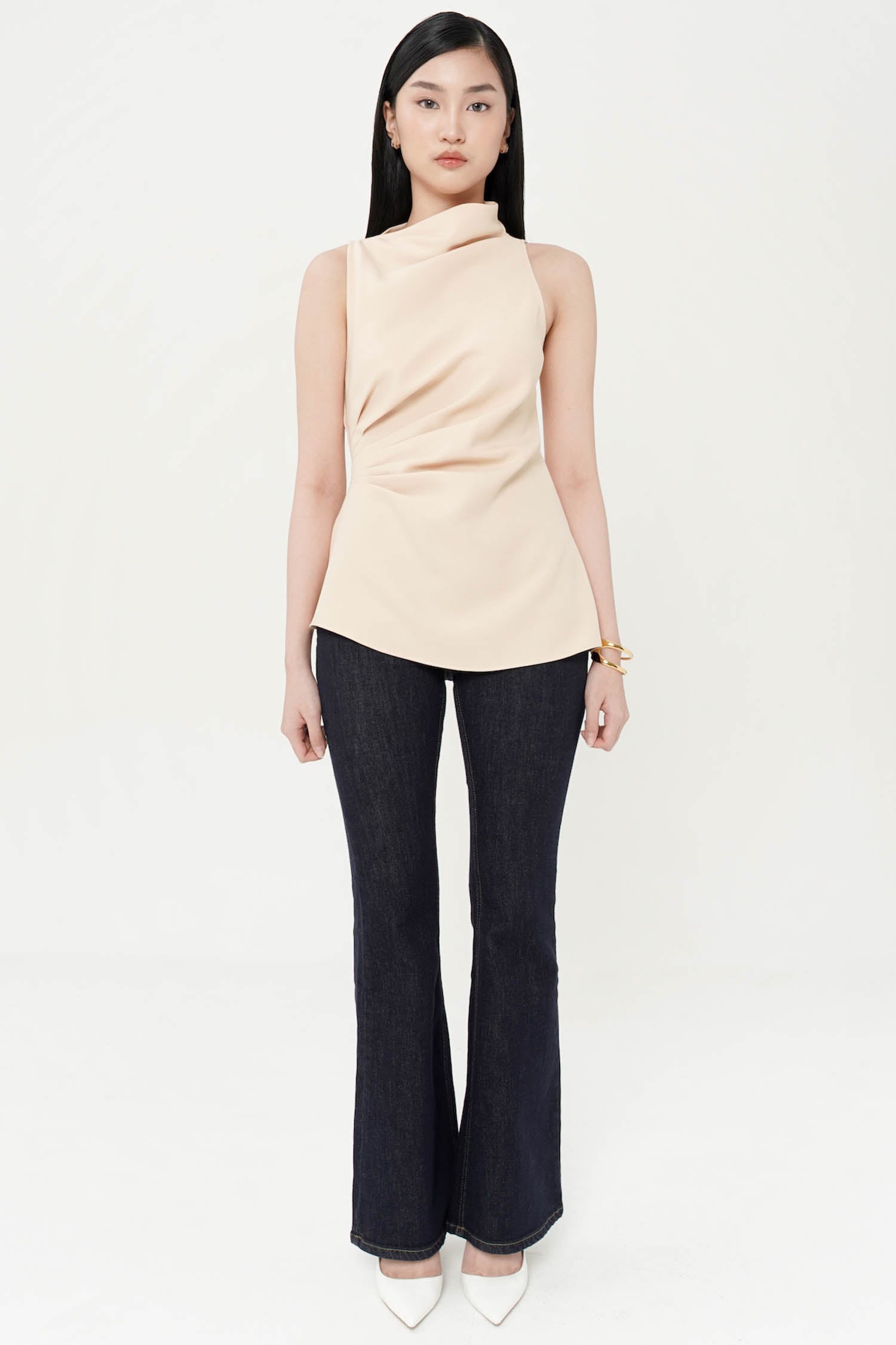 Vailla Cinched Top In Butter