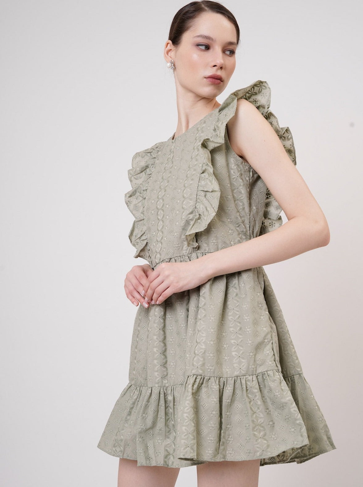 Willow Dress In Sage Green