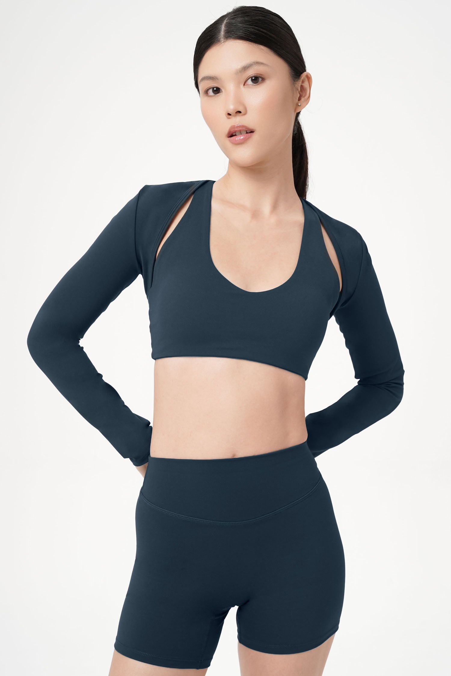 Lunette Long Sleeve Outer in Marine