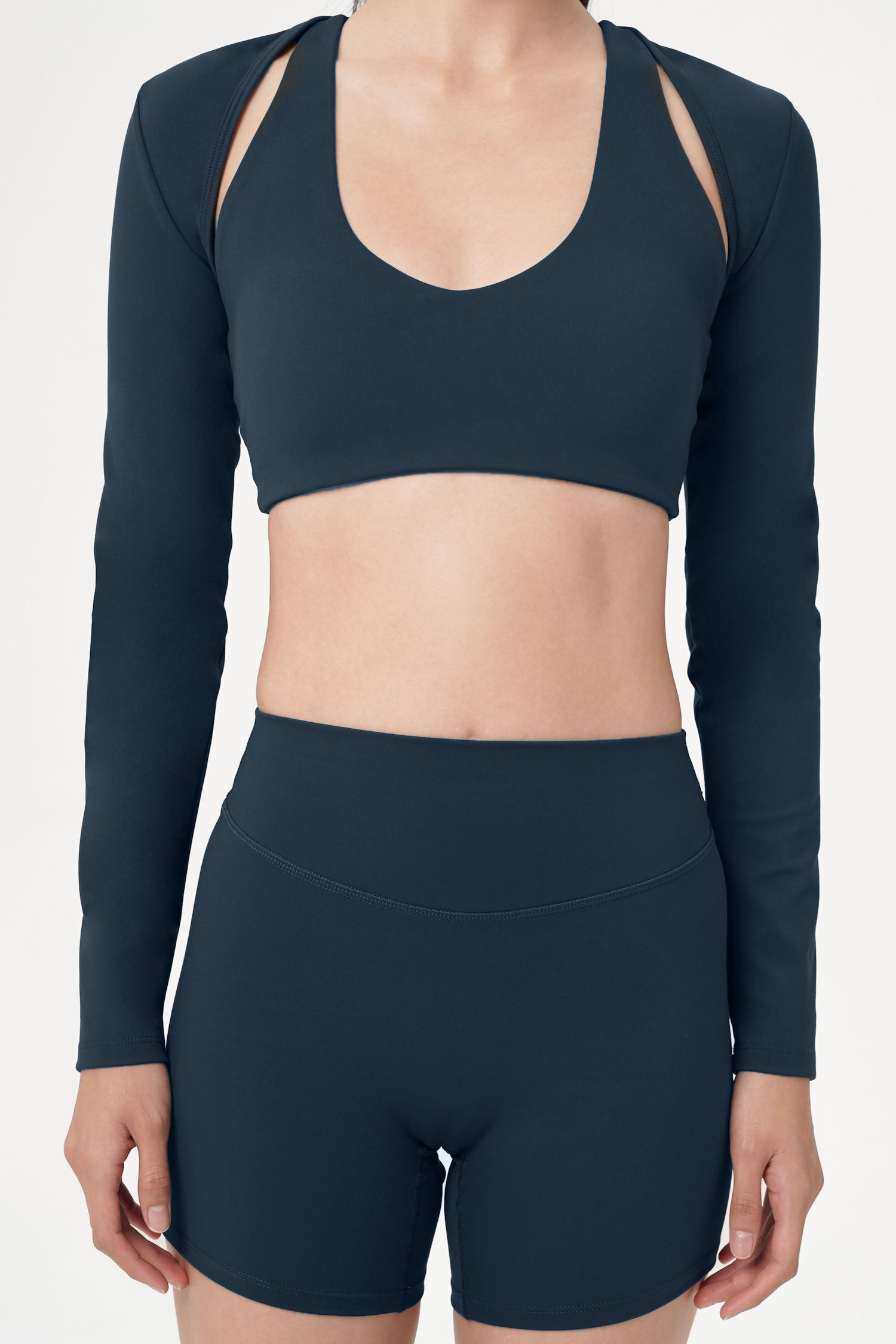 Lunette Long Sleeve Outer in Marine