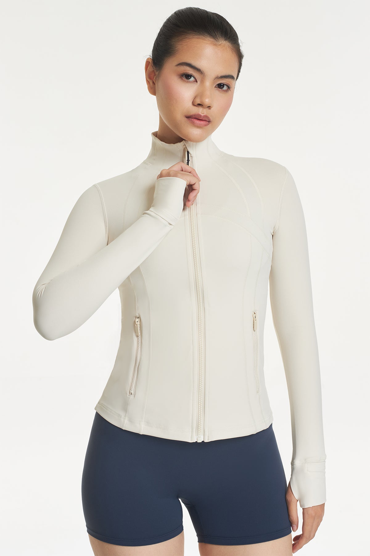 Luxe+ Contour Jacket in Eggshell