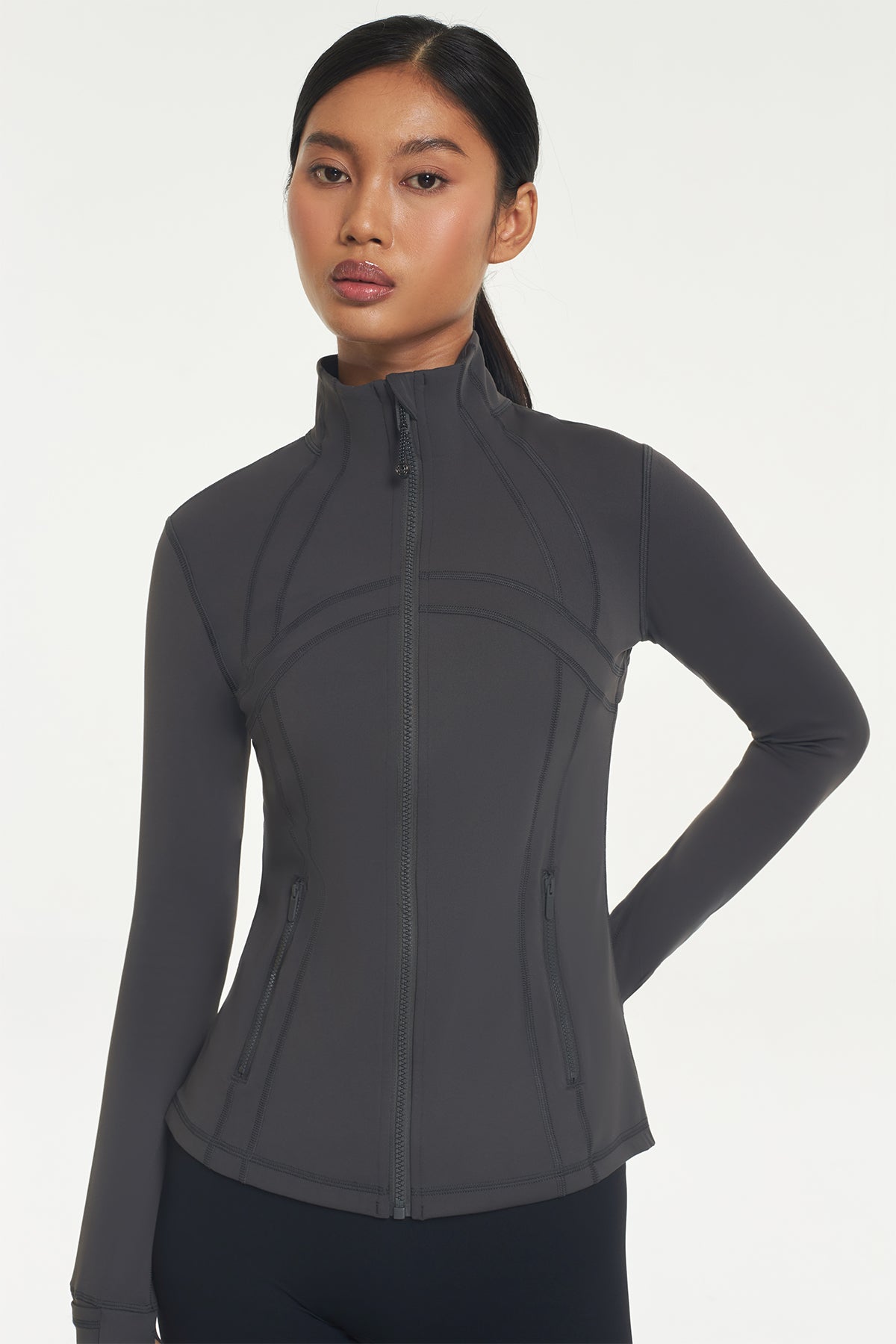 Luxe+ Contoured Jacket in Graphite
