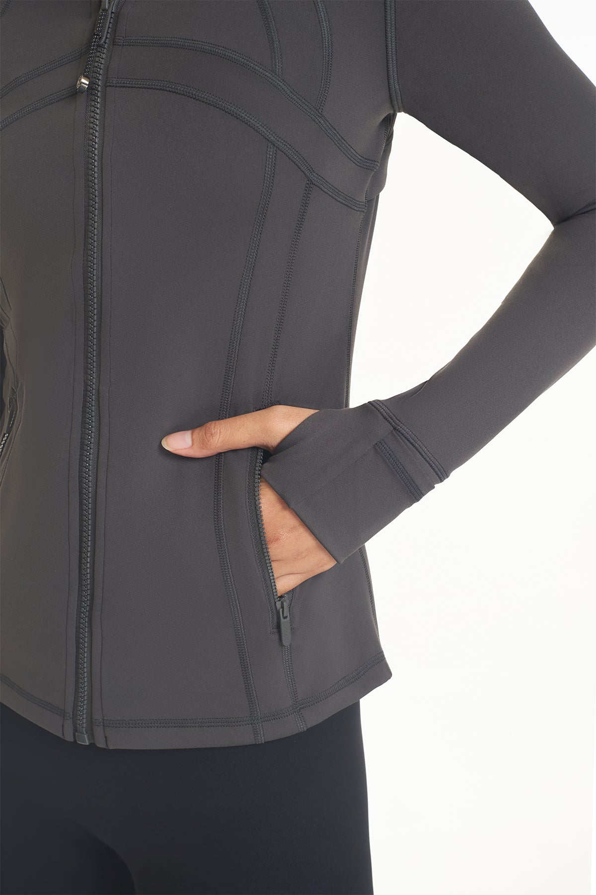 Luxe+ Contoured Jacket in Graphite