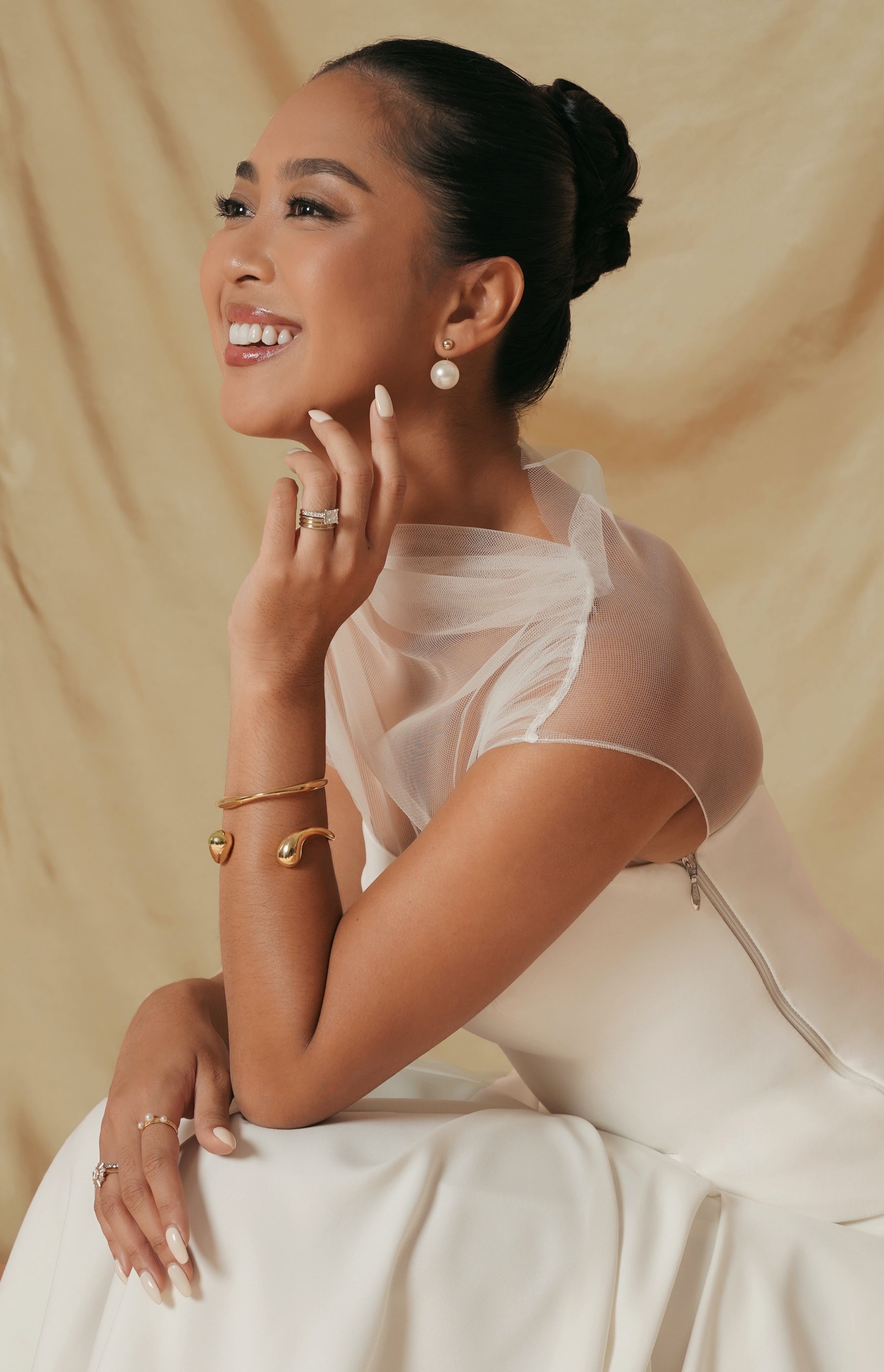Ephine Gold Tone Cuff