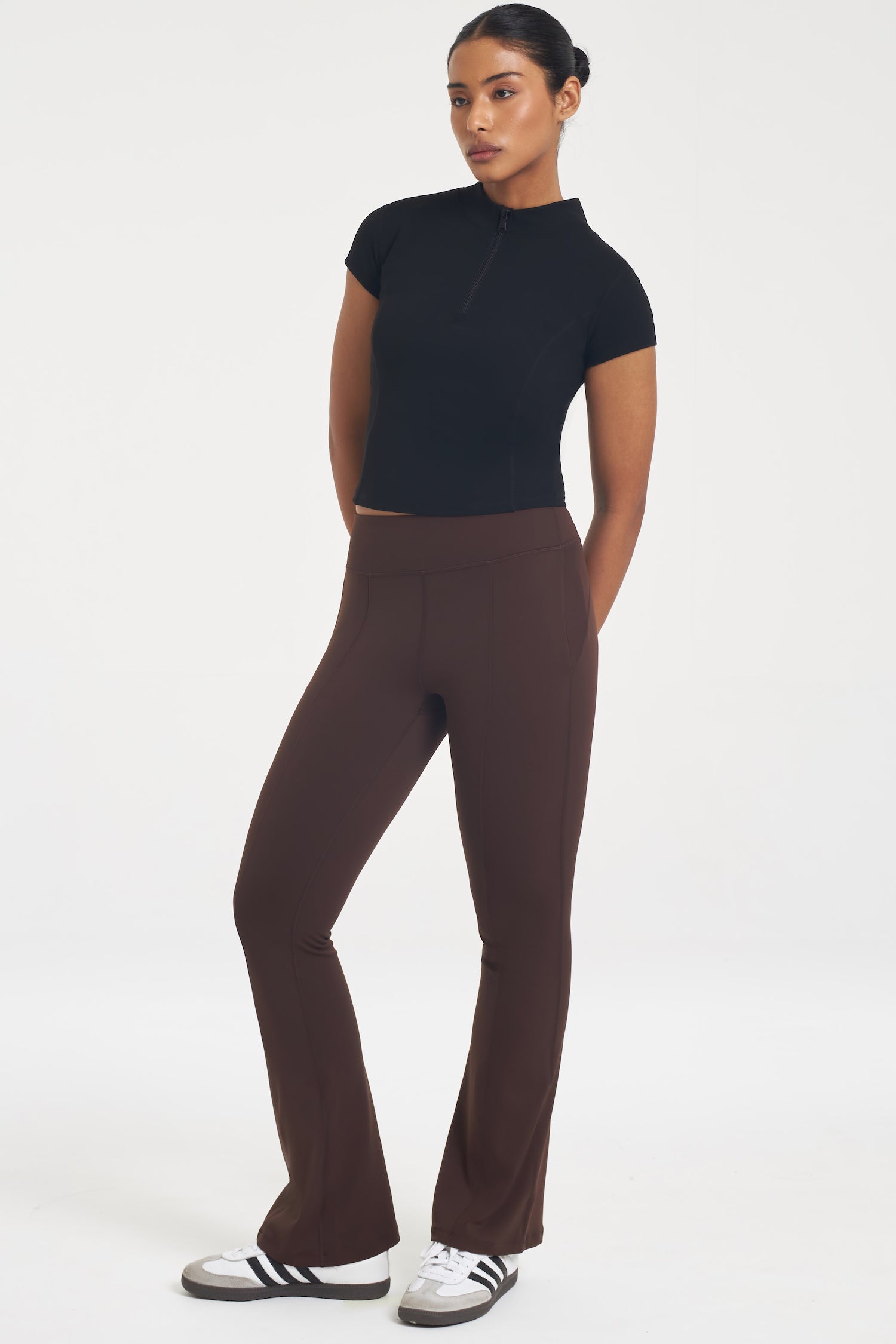 Hustle Flare Pants in Espresso