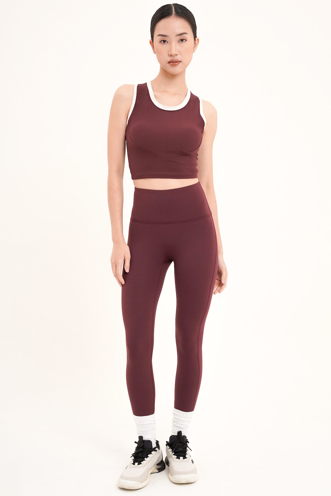 Glide Legging in Burgundy Wine