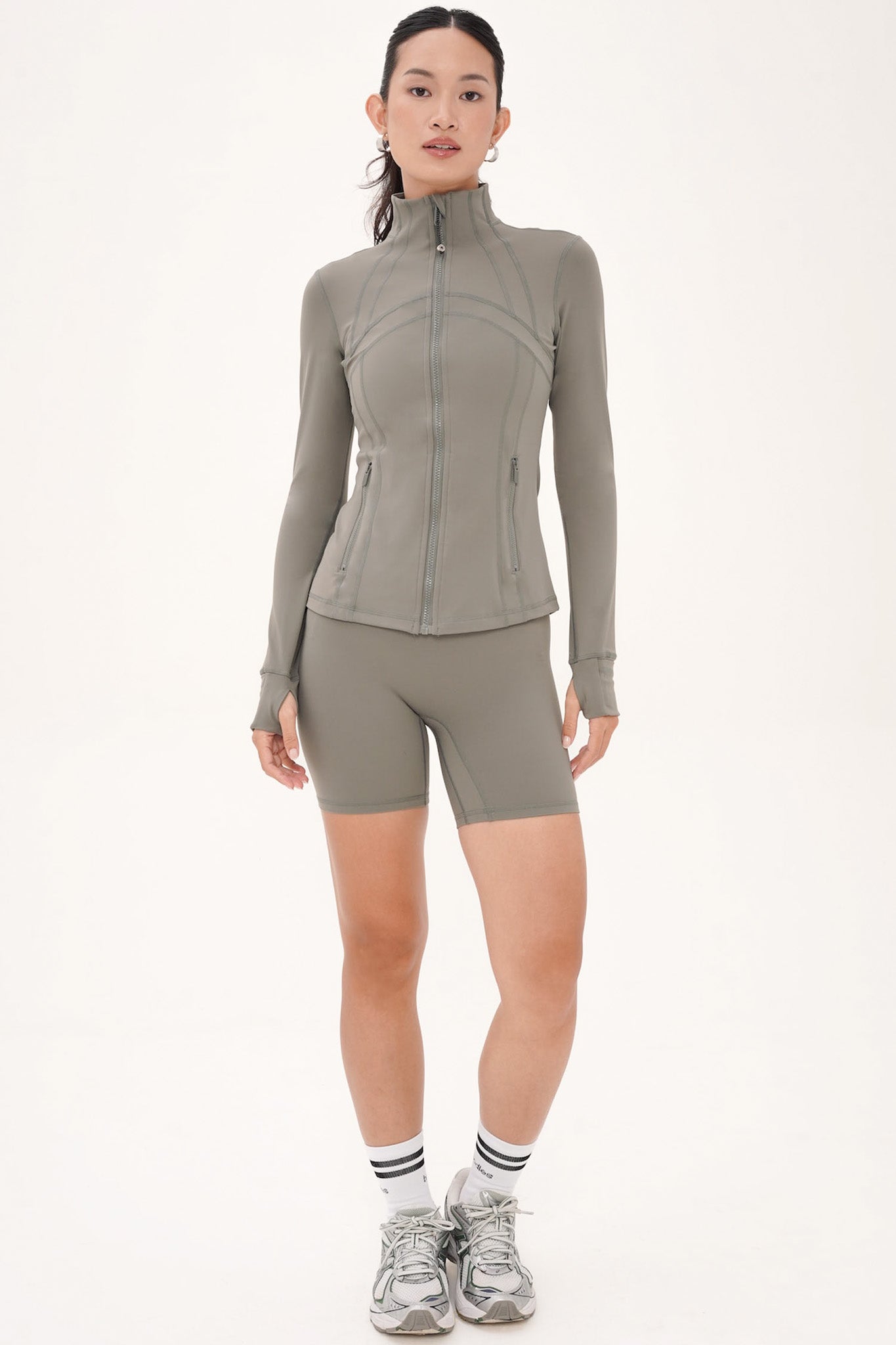 Splendor Biker Short in Moss