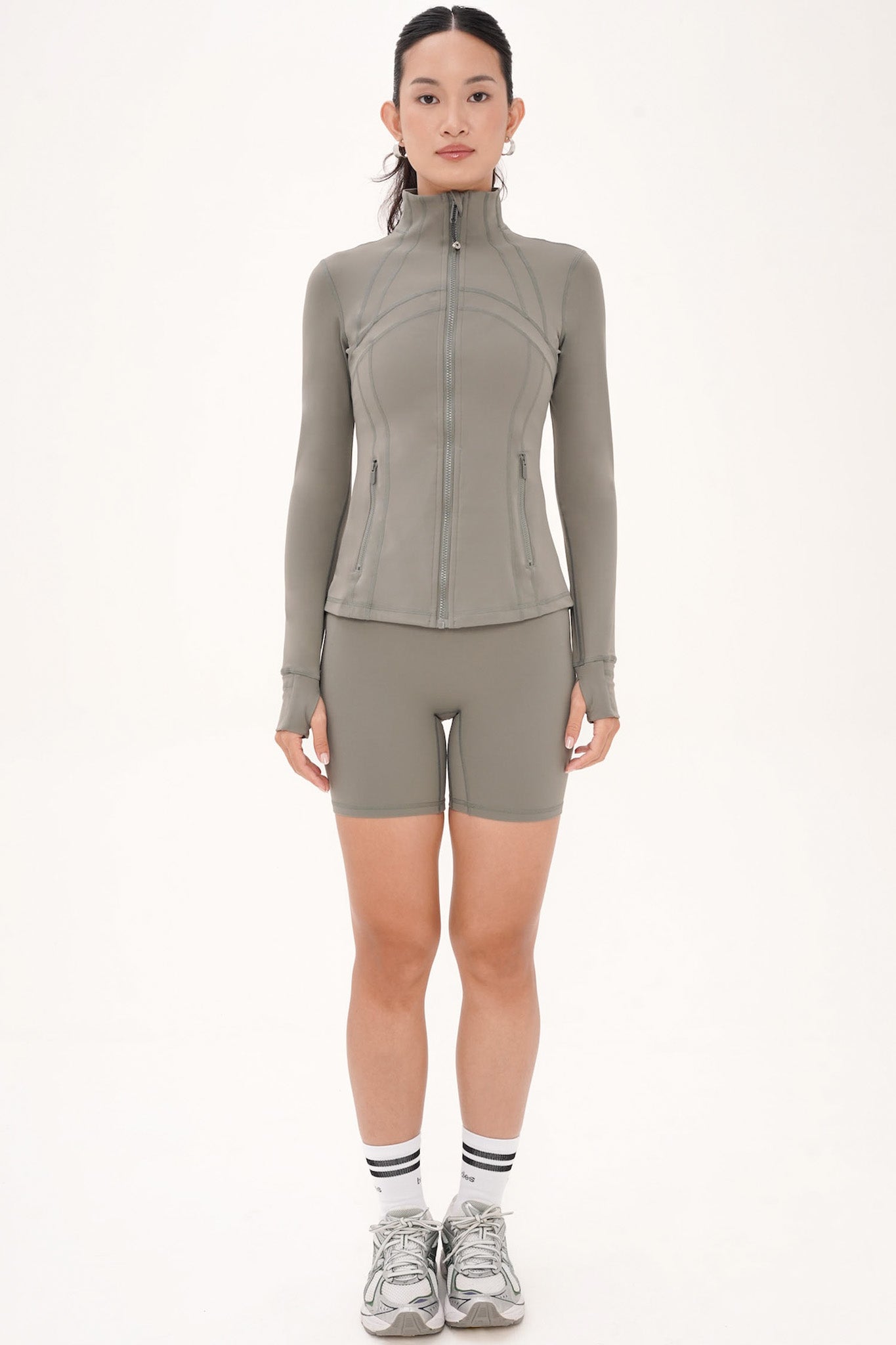 Luxe+ Contoured Jacket in Moss