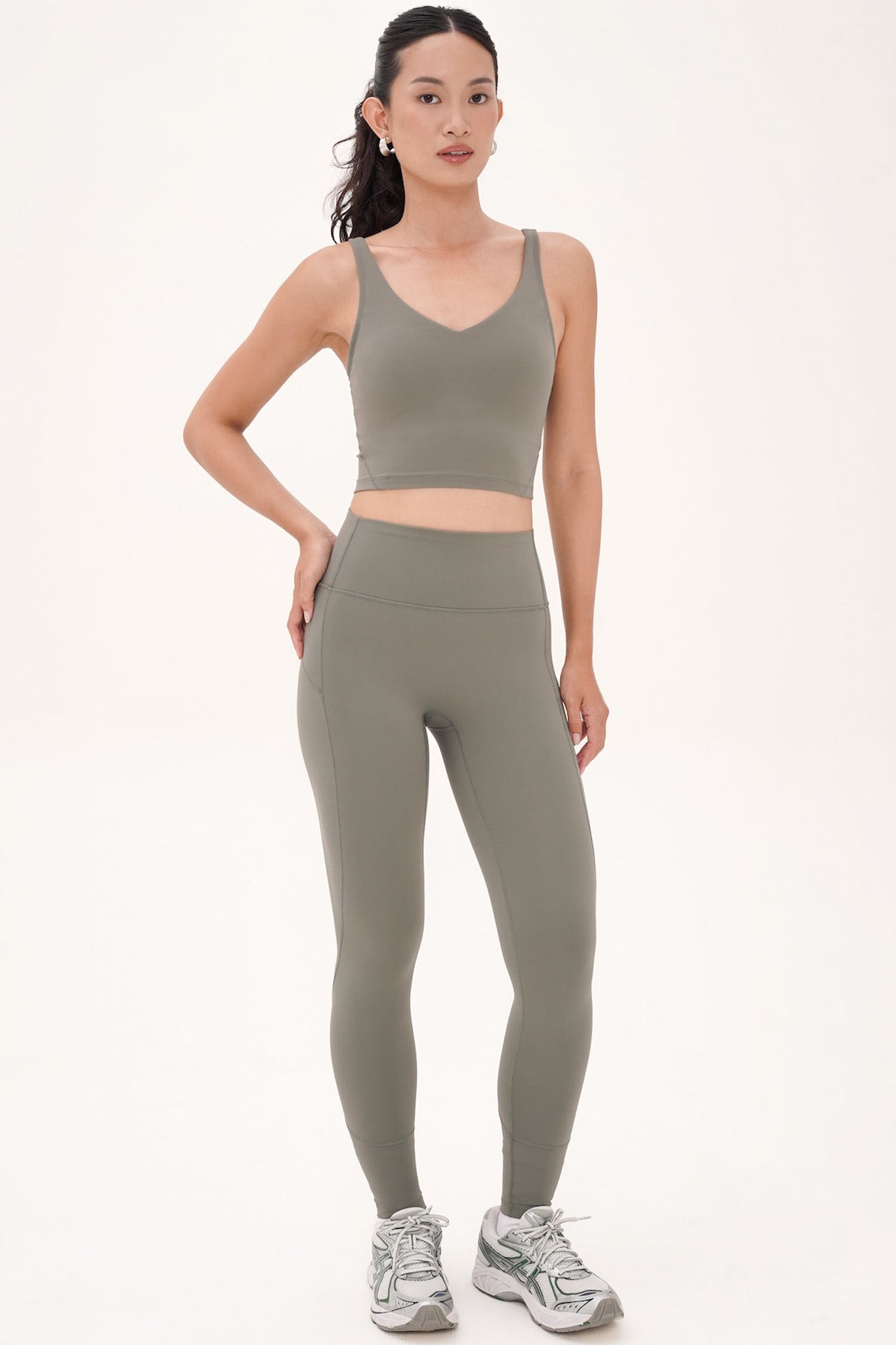 Horizon Legging in Moss