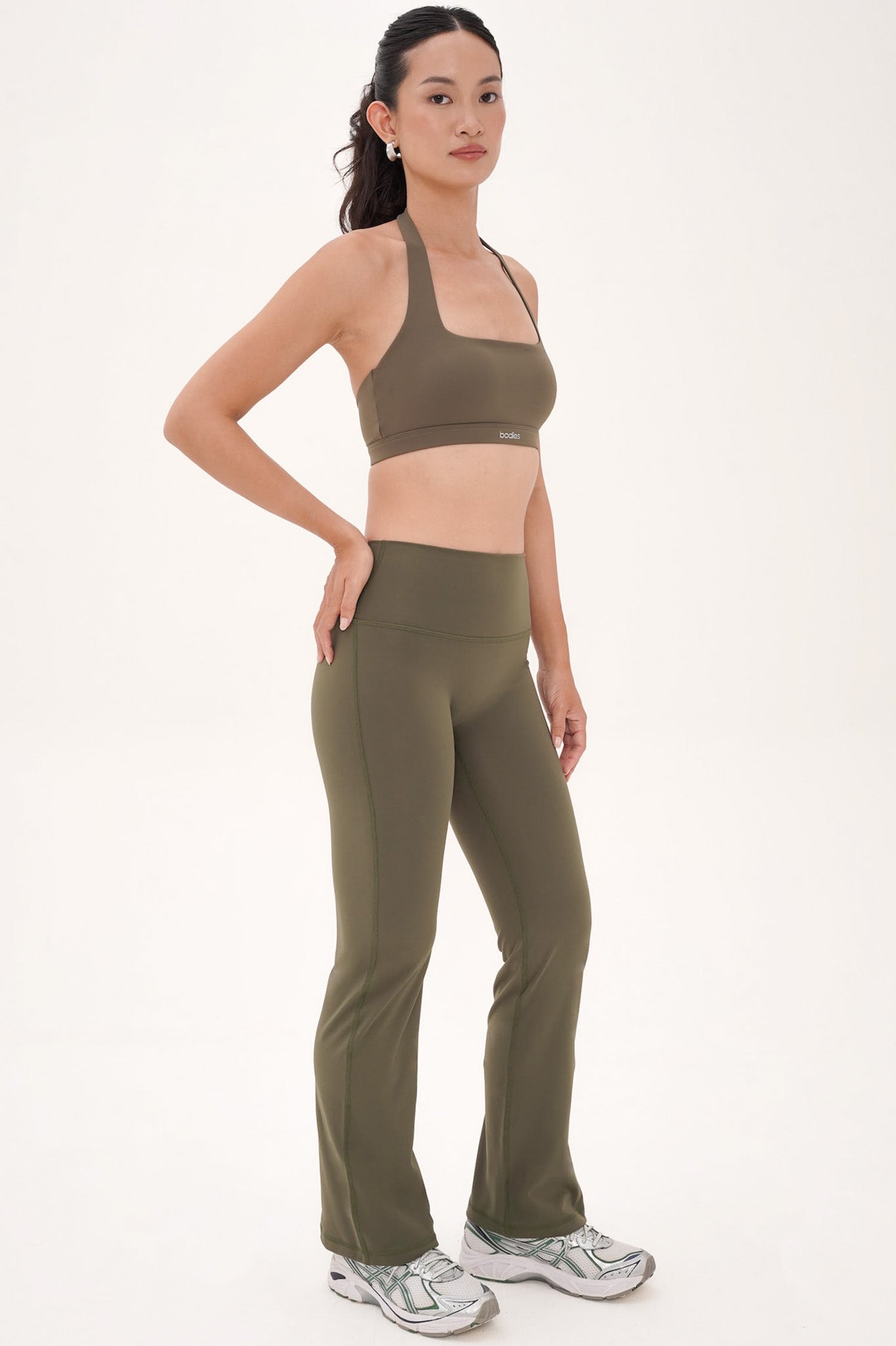 Ultraflare Pants in  Army Green