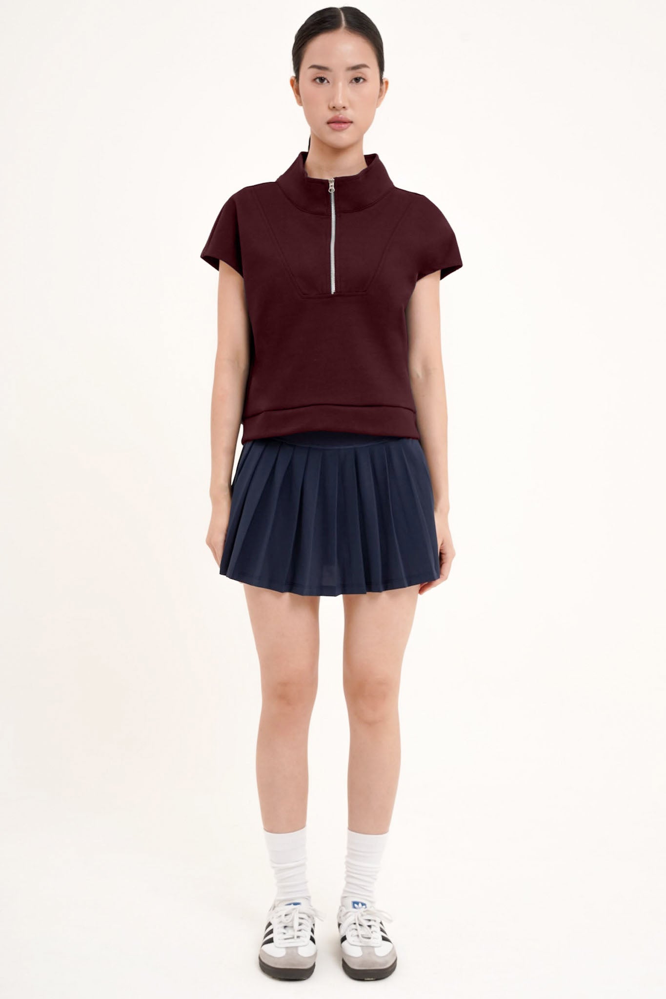 Snuggle Top In Burgundy Wine