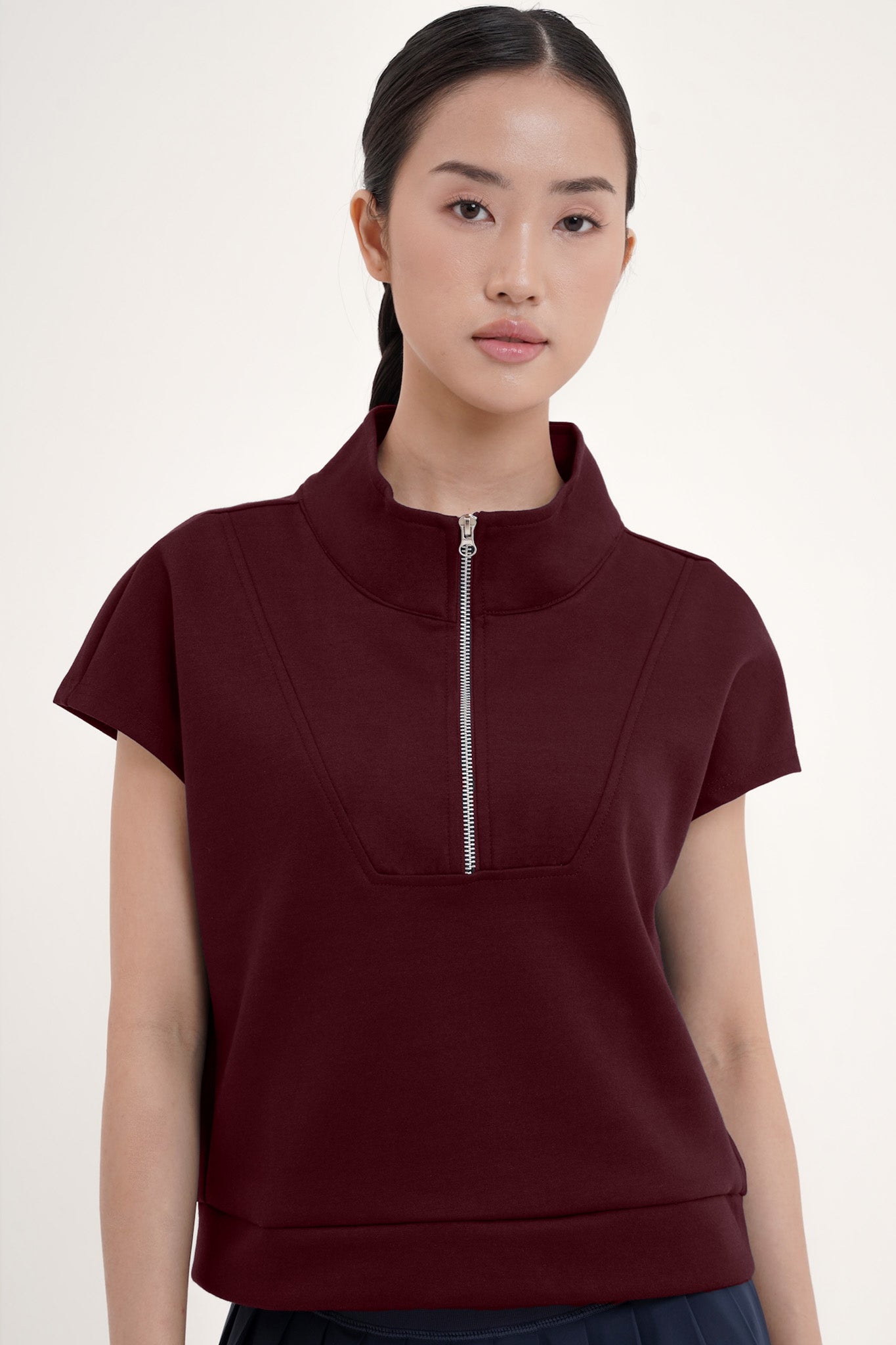 Snuggle Top In Burgundy Wine