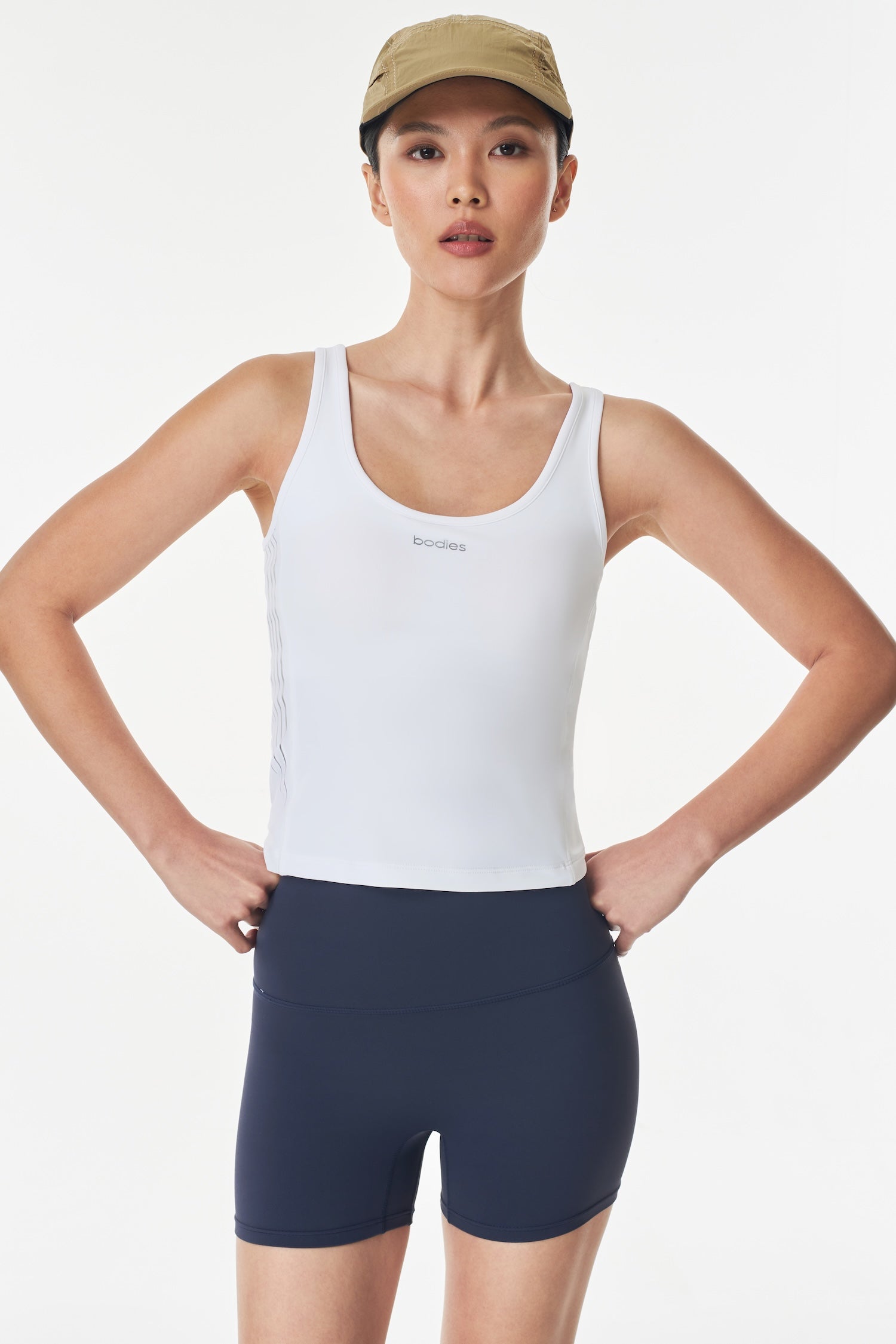 Route Pocket Tank Top in White