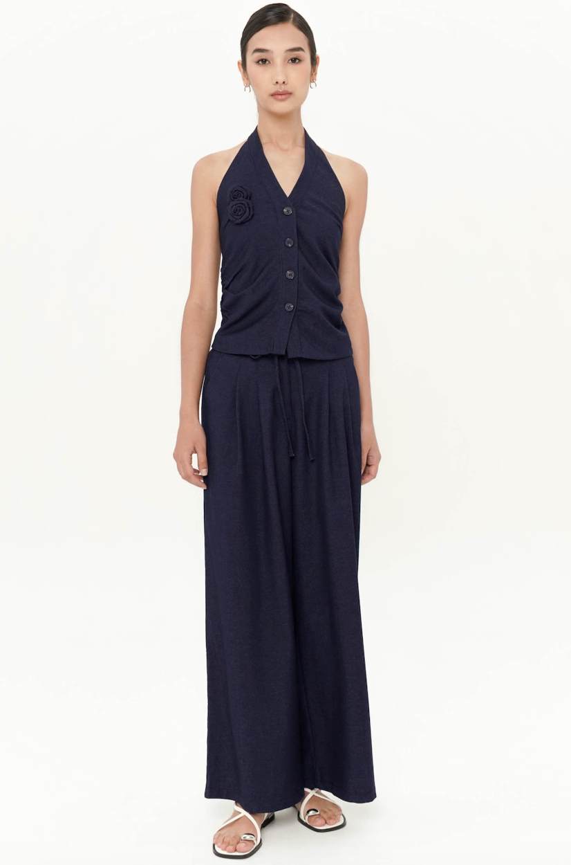 Bleu Trouser In Blue Denim