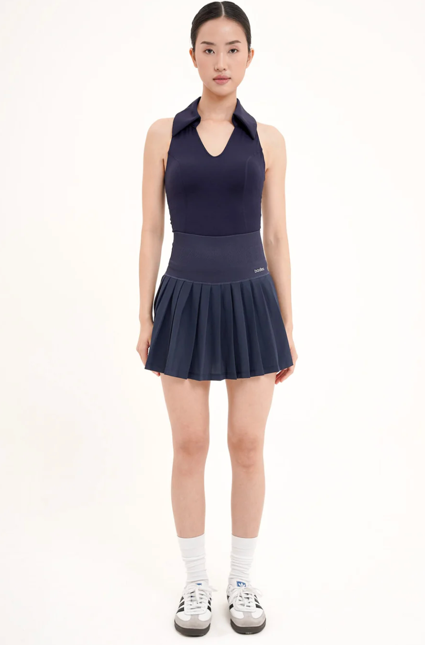 Match Point Skirt in Navy