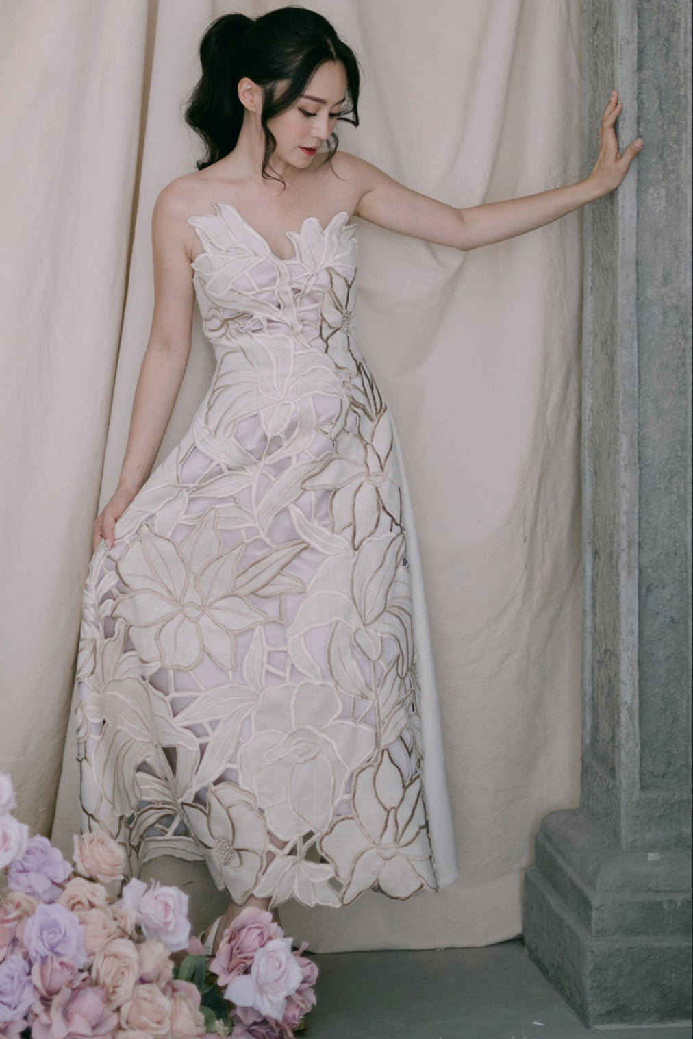 Claudy Dress In Nude