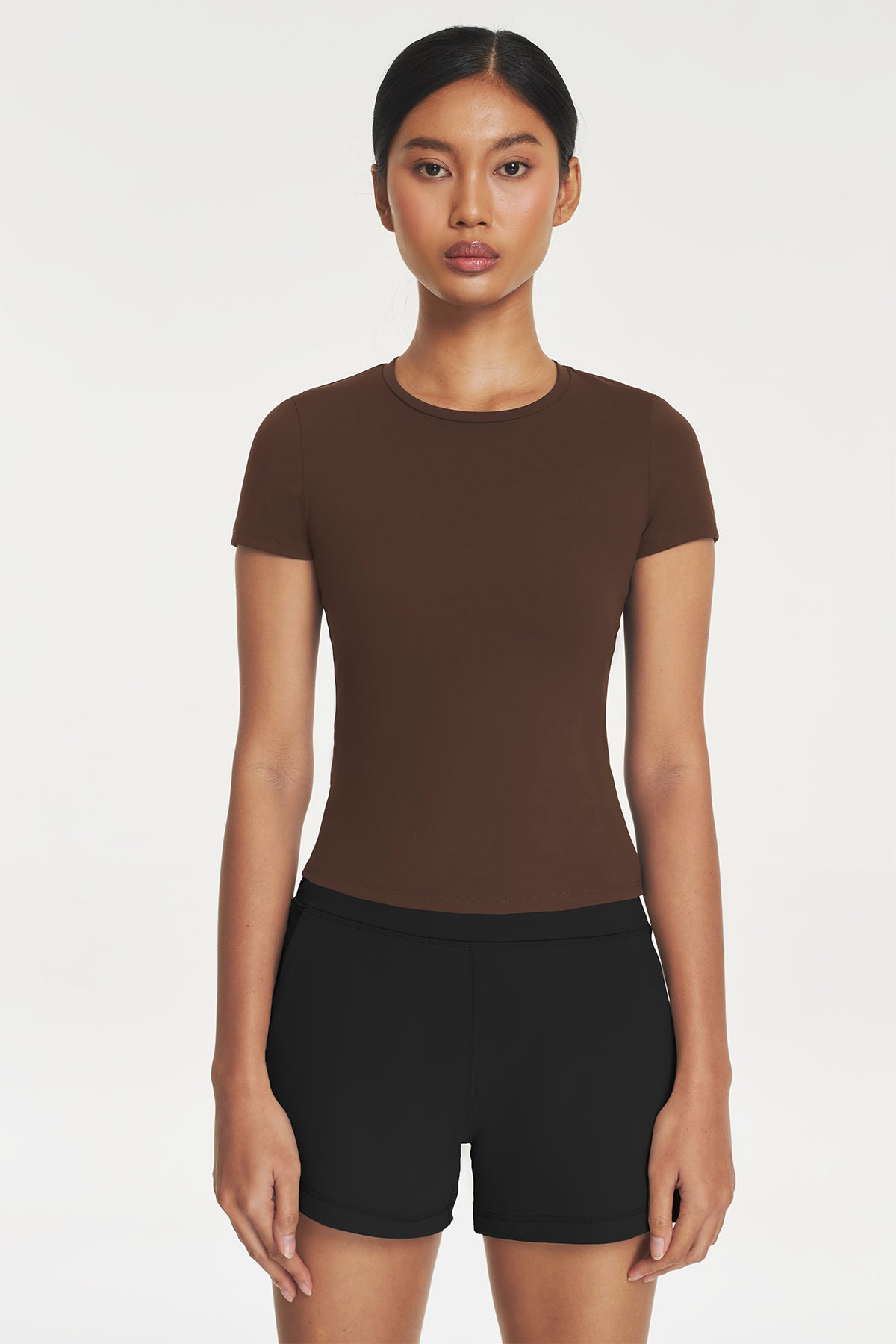 Solene Baby Tee in Espresso