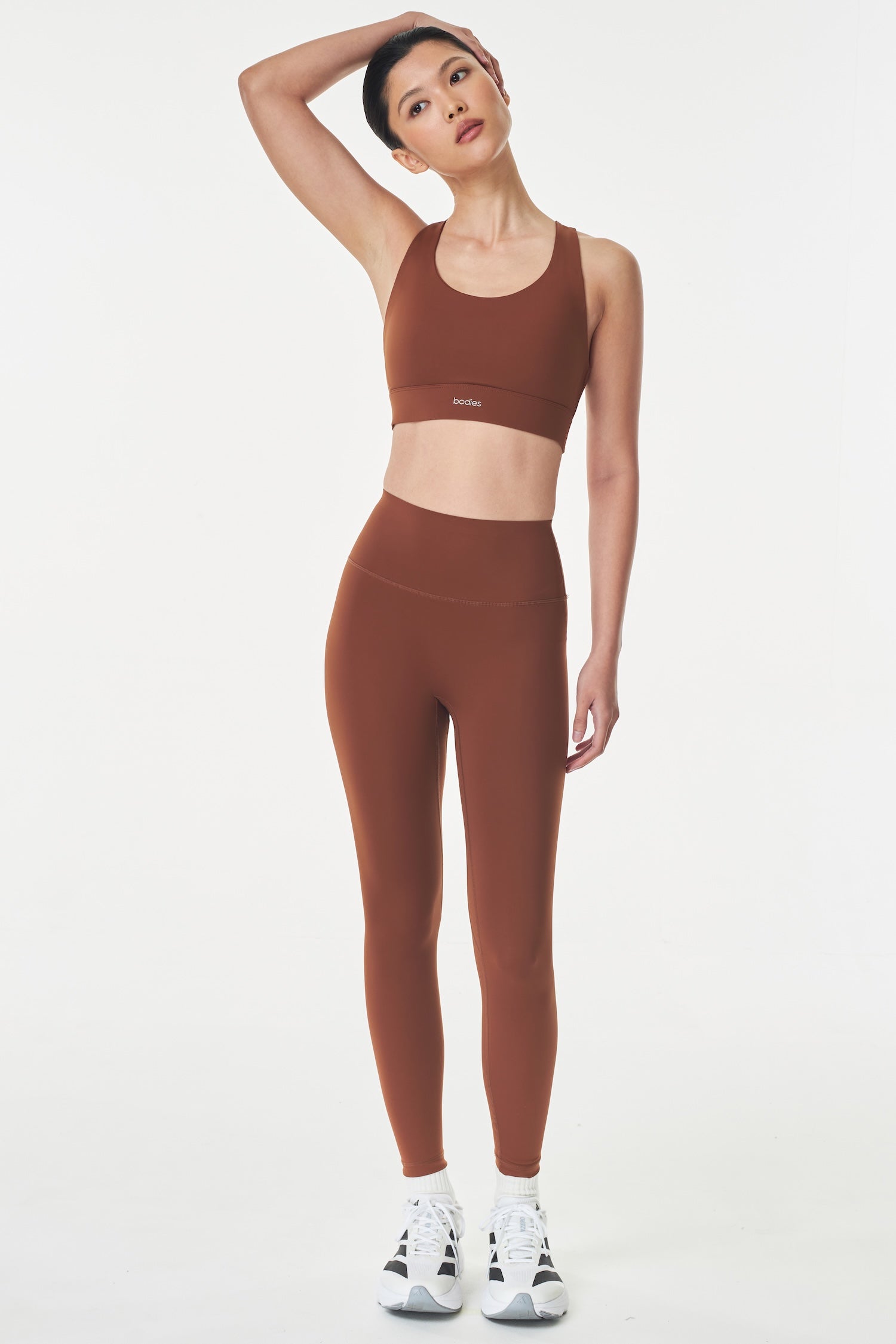 Lux High Impact Leggings in Caramel