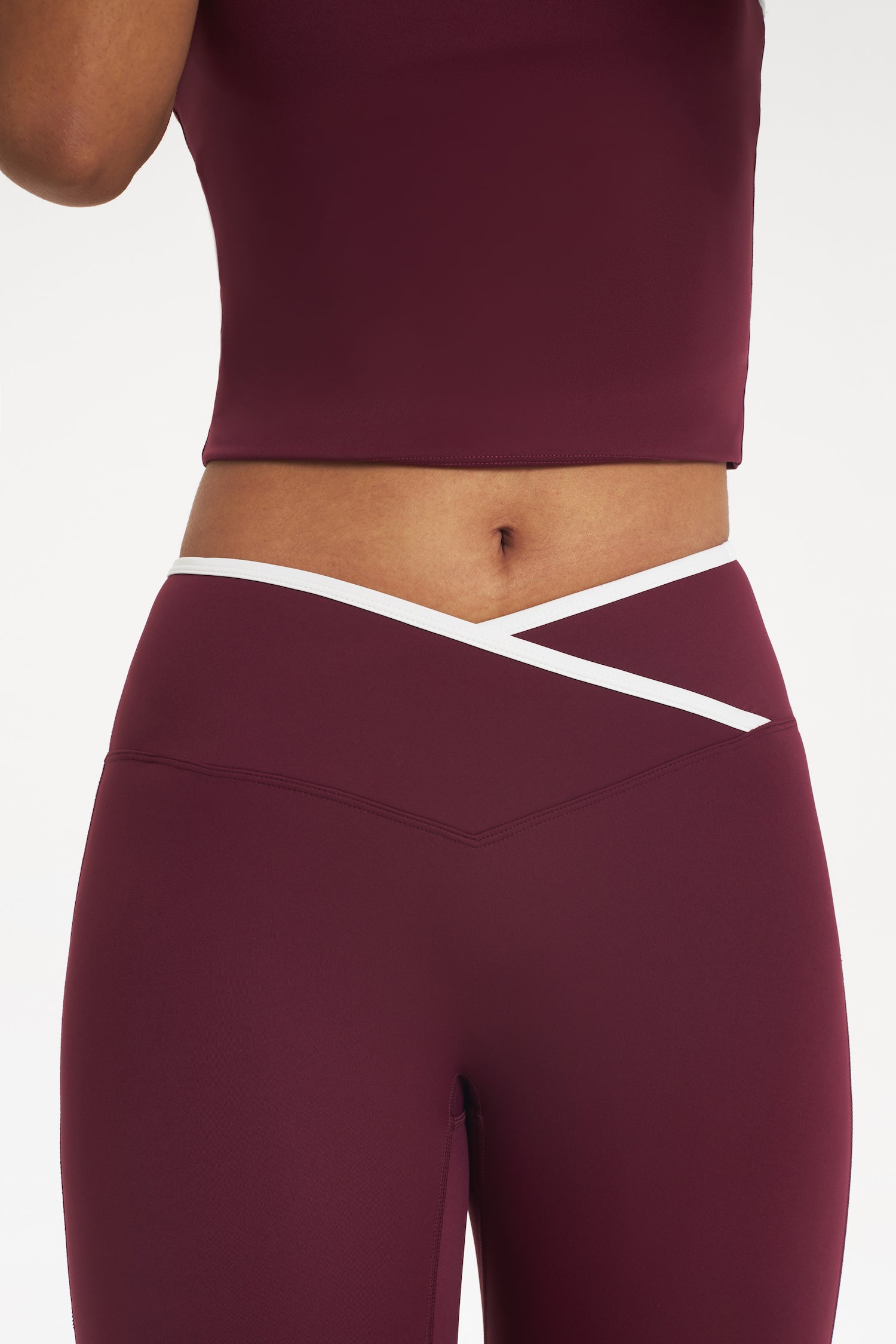Thrive Flare Pants in Wine