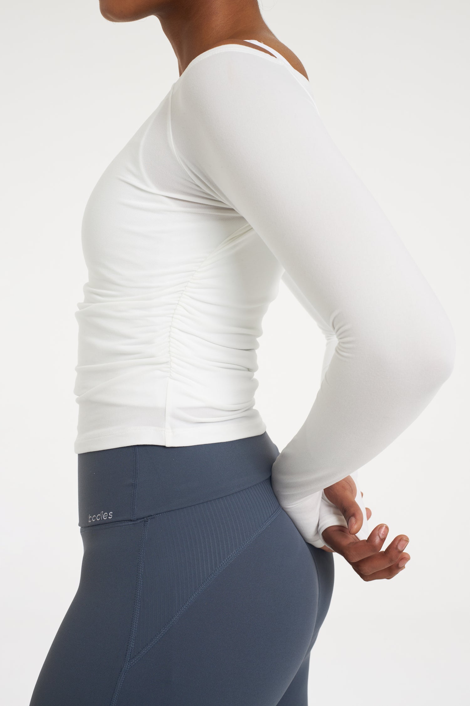 Ultracompress Flare Pants in Steel Blue