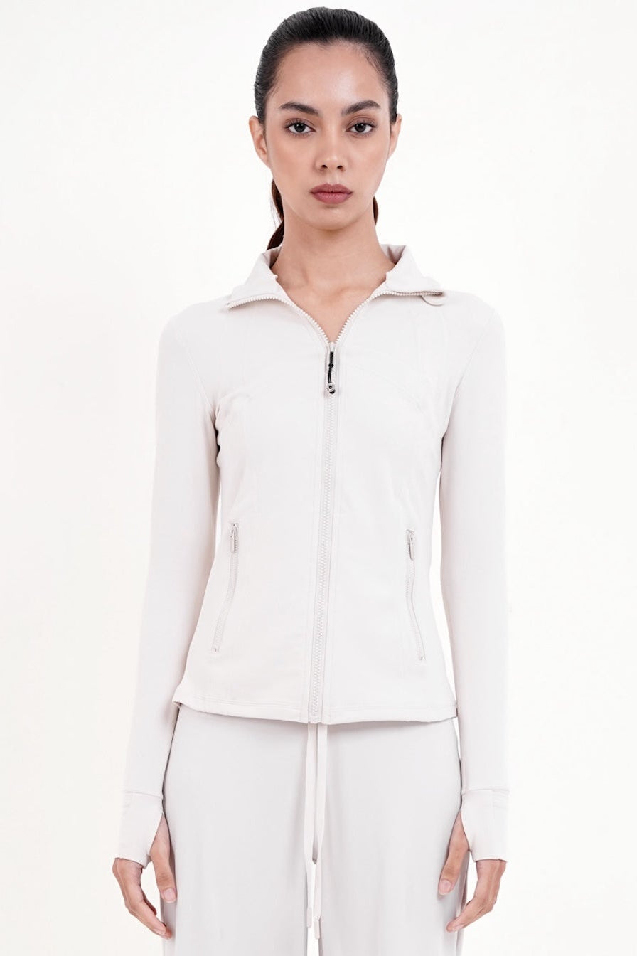 Luxe+ Contour Jacket in Eggshell