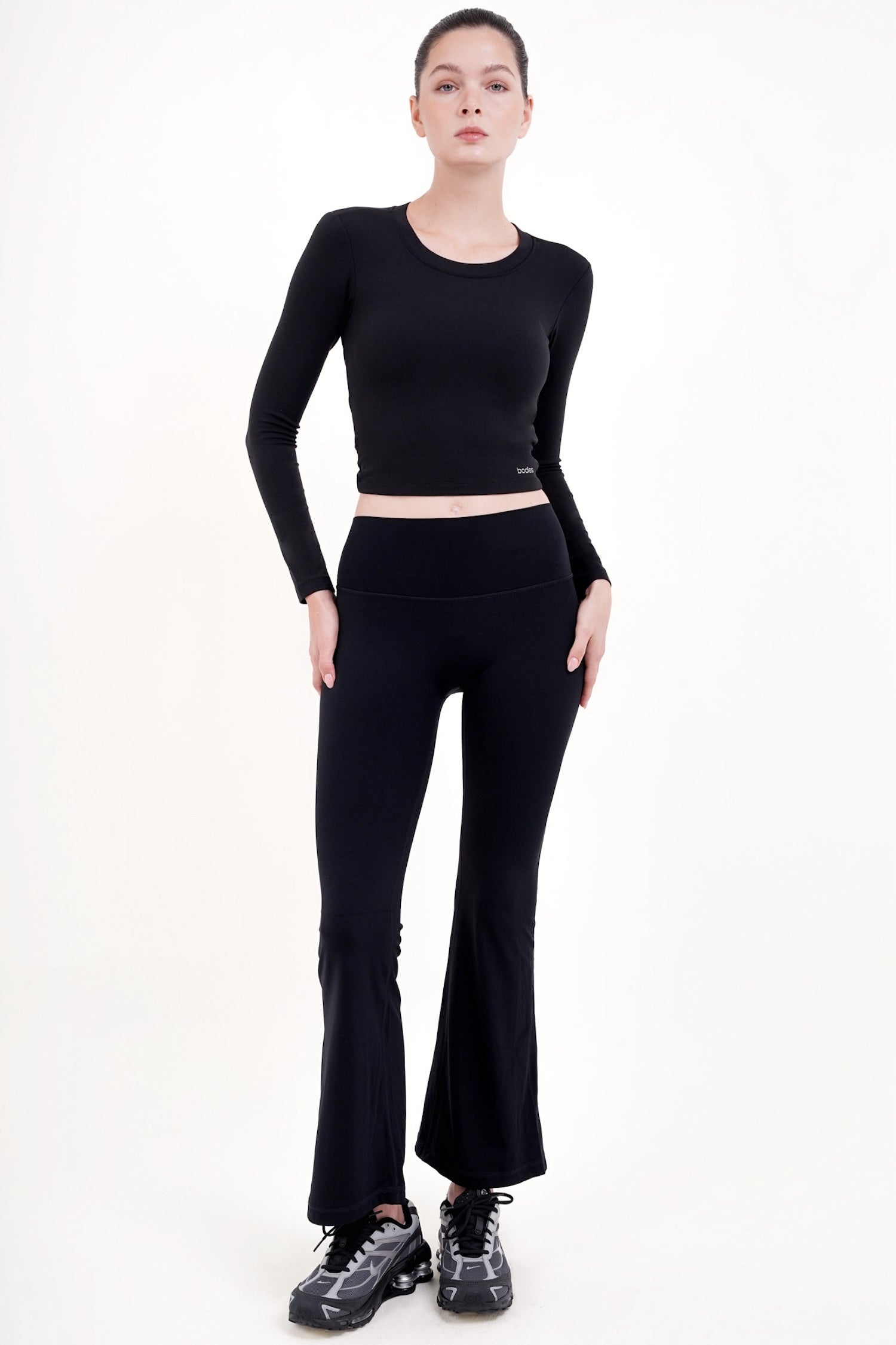 Hustle Flare Pants in Black