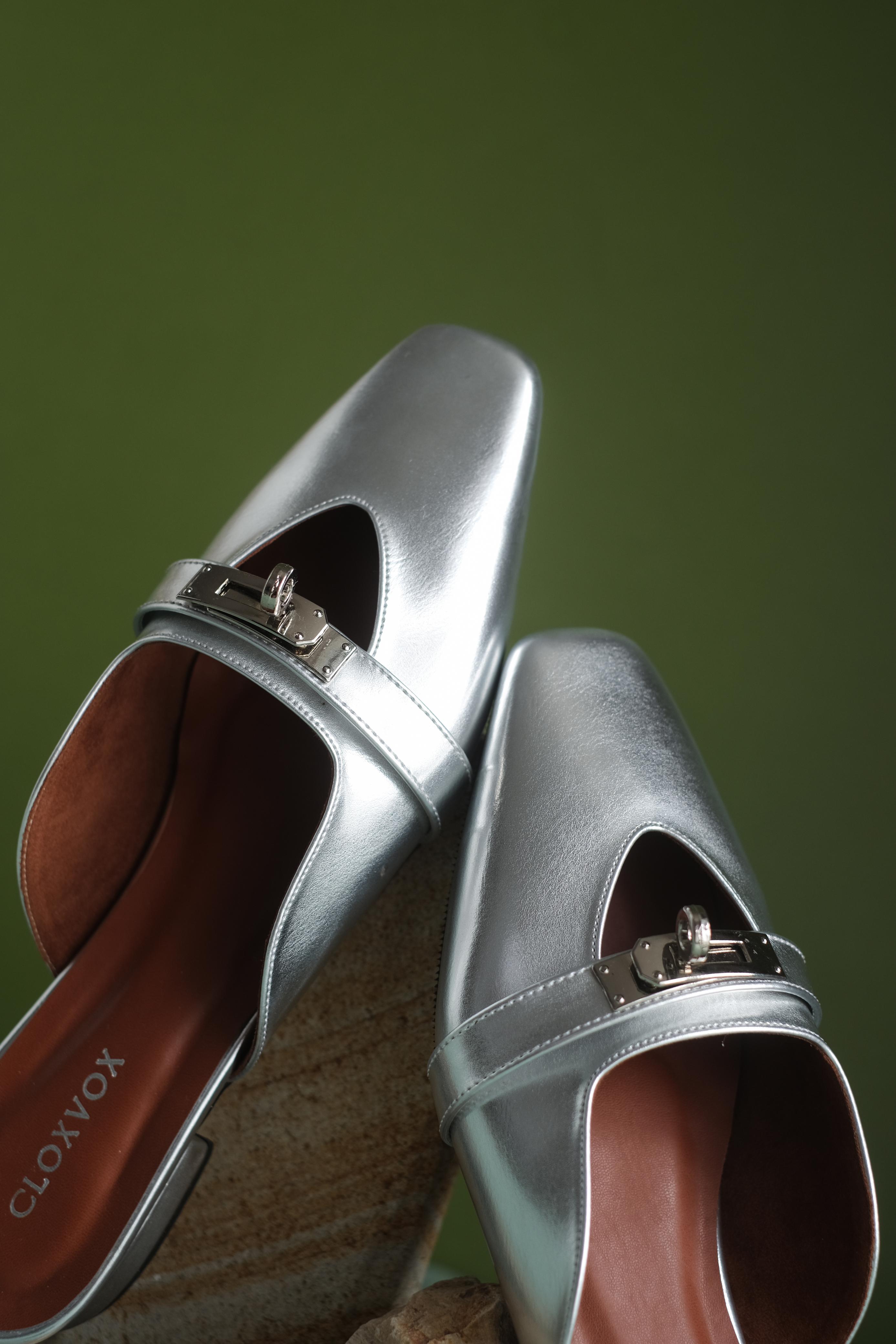 Rory Mules In Silver