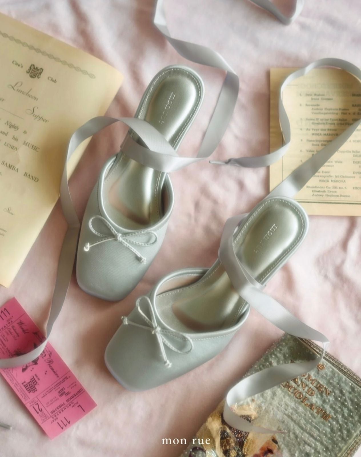 Odette Heels in Blue