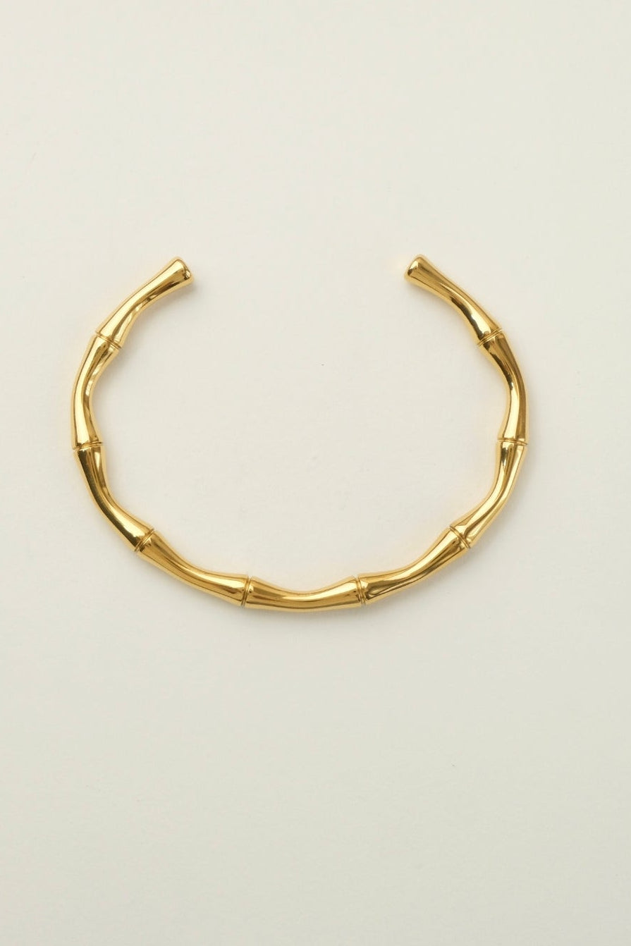 Bamboo Bangle In Gold