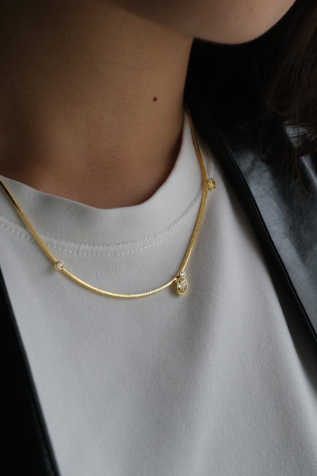 Celine Necklace in Gold