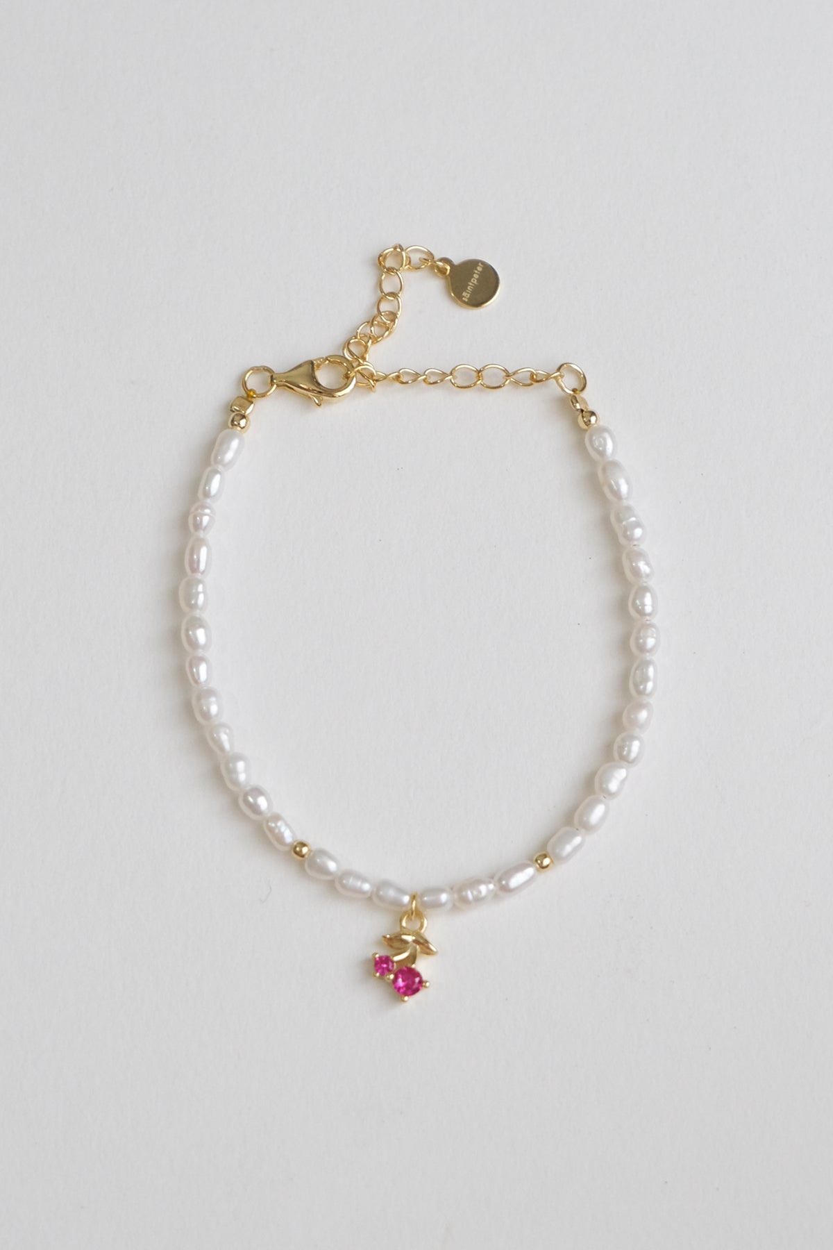 Cherry Pearl Bracelet In Pearl