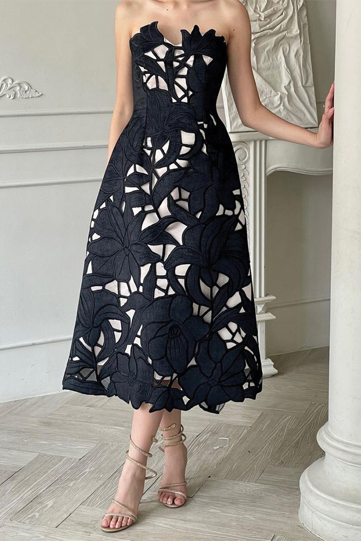 Claudy Dress In Black