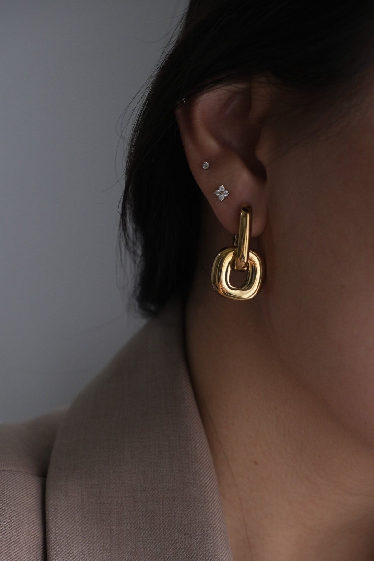 Everlink Earrings Gold