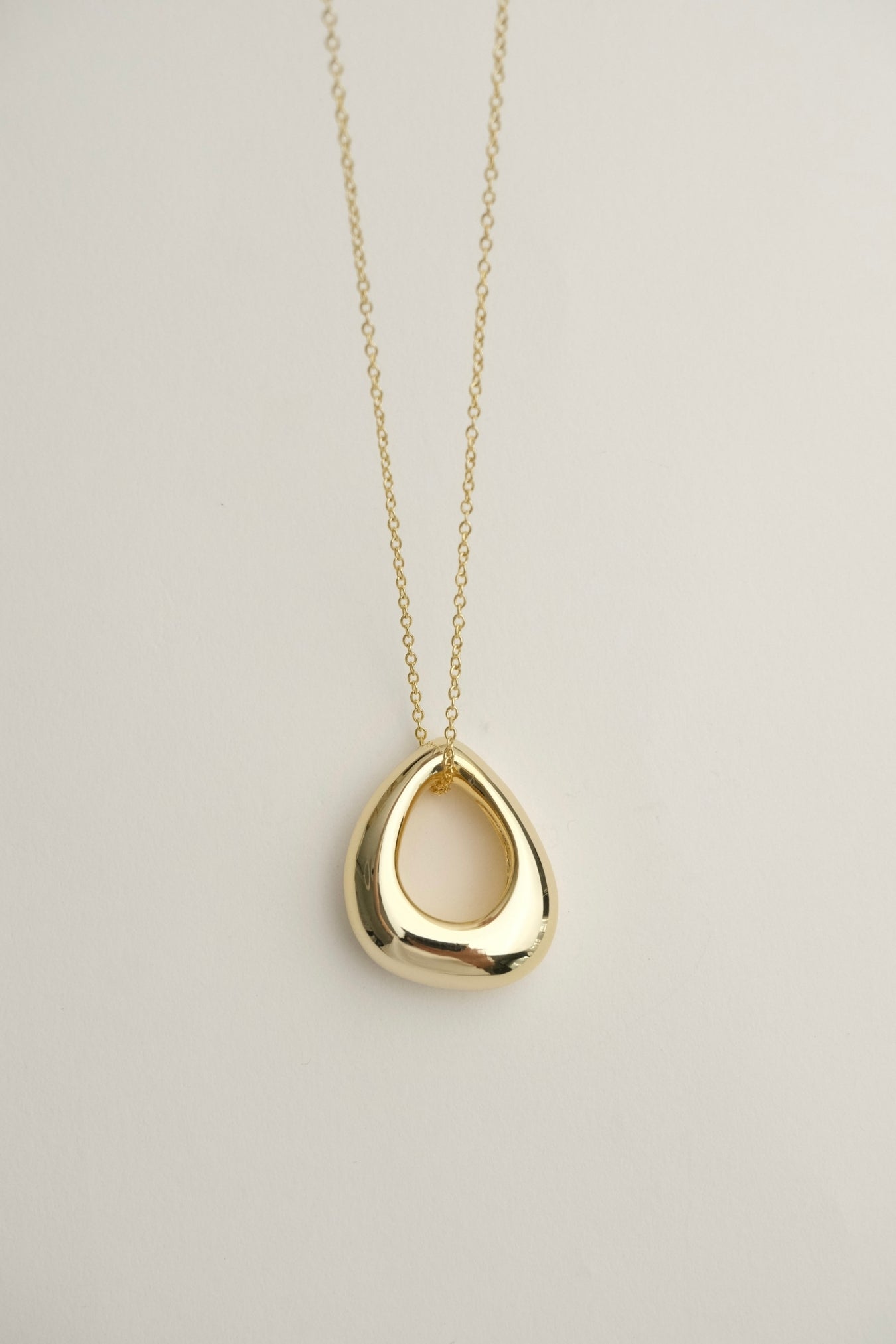 Gold Pebble Necklace
