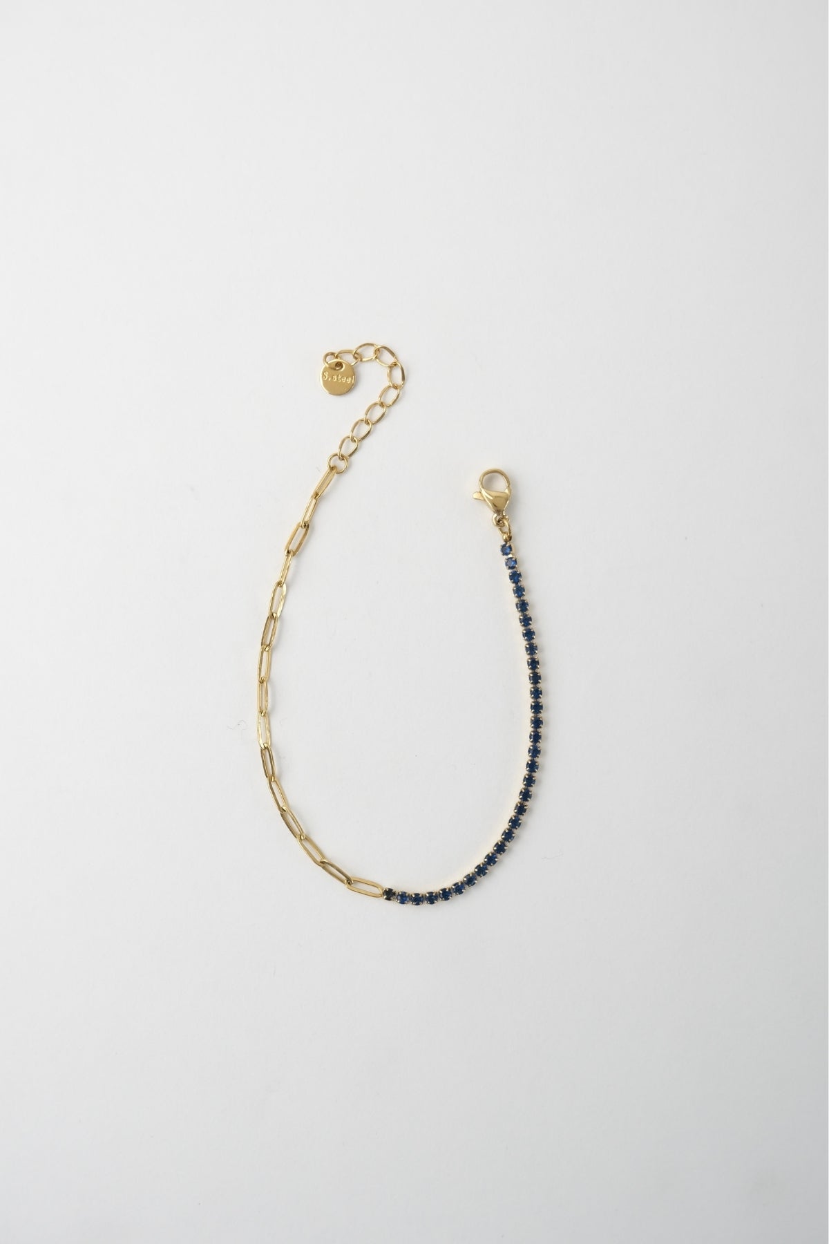 Half Tennis Bracelet Gold