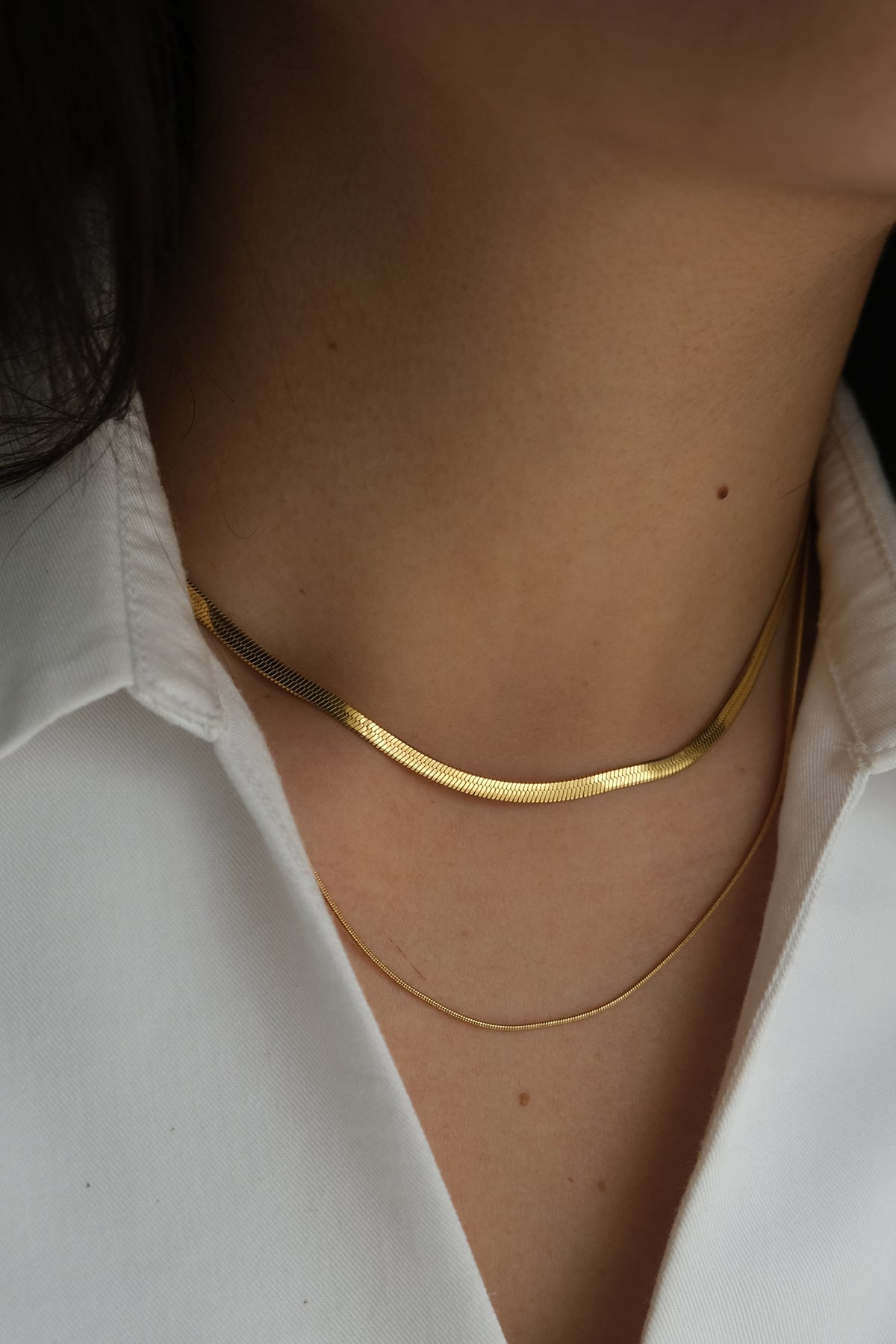 Lauren Dual Gold Necklace