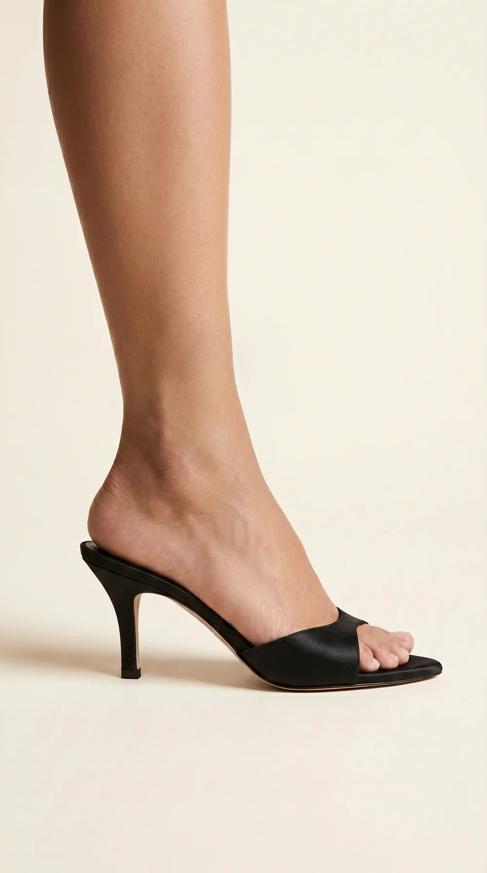 On Point Ballet Heels 7cm in Black