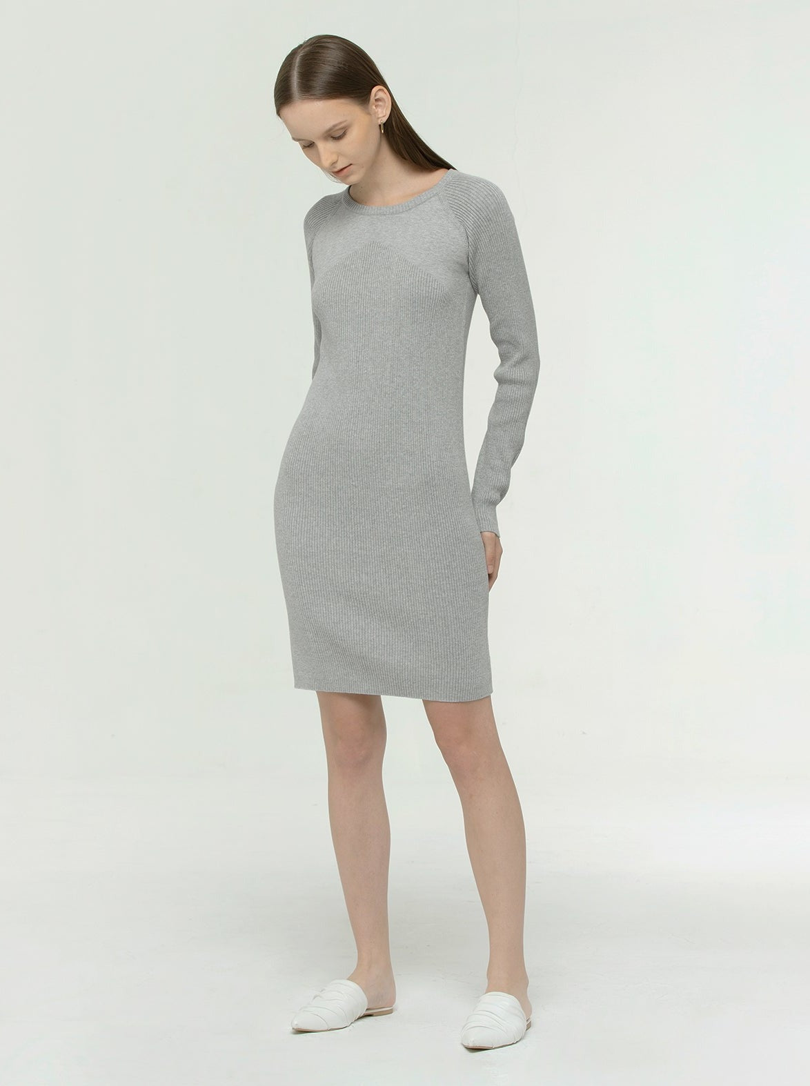 Grey Laura Knit Dress
