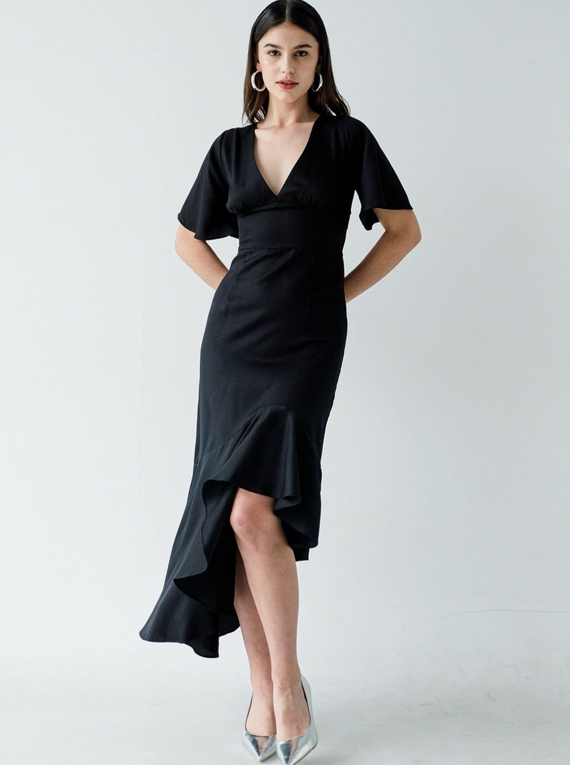 Gilet Dress in Black
