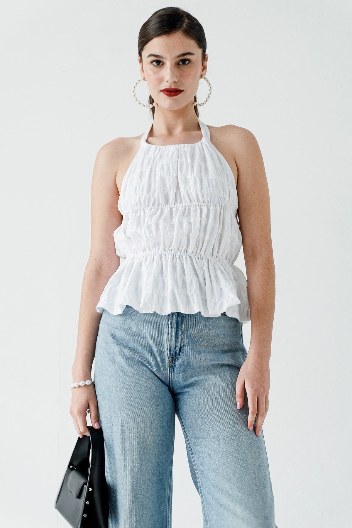 Aceso Top in White