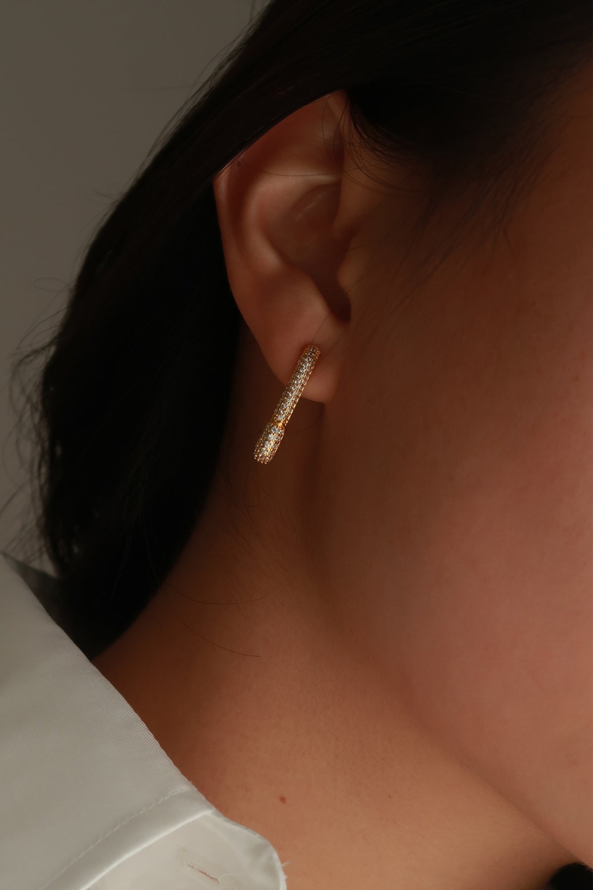 Crystal Pin Earrings